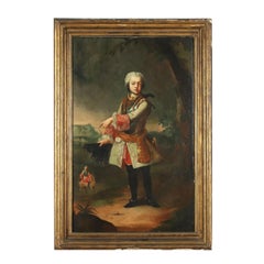 Portrait Of A Young Nobleman Central European School 18th Century