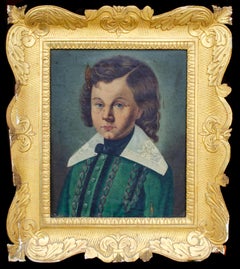 Antique Portrait of a Young Prince, 19th c., by Mystery Artist
