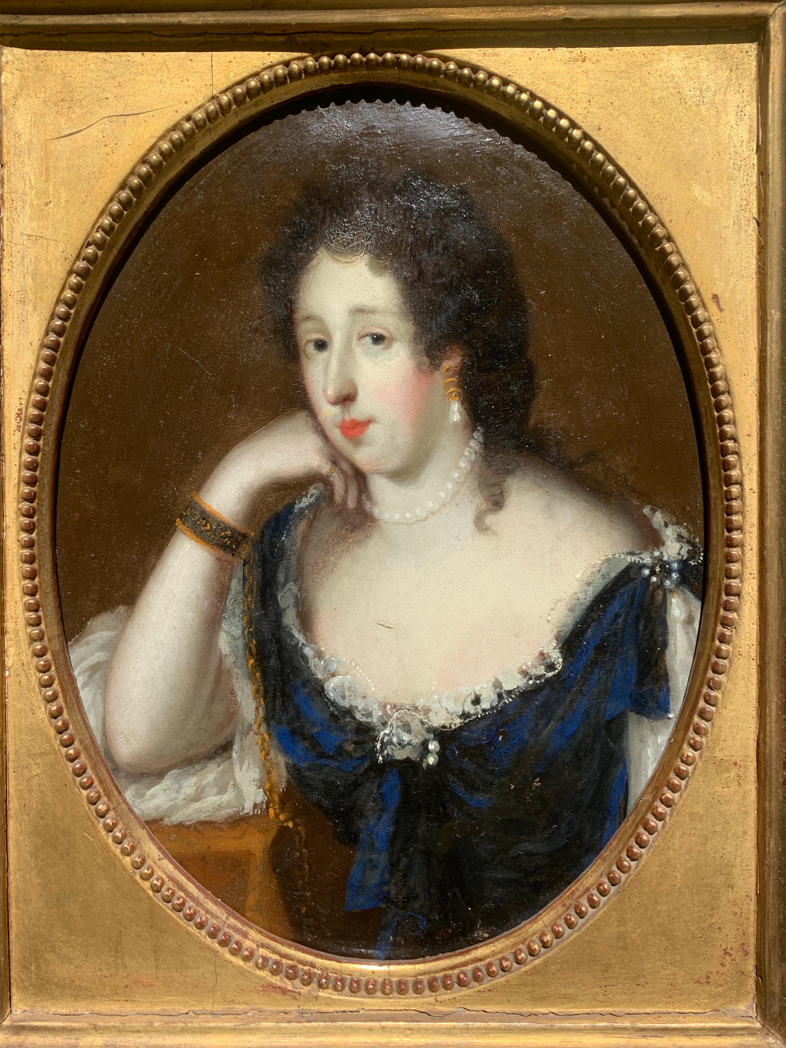 Marie Aubry como Andrómeda en la Ópera Persée de Lully - Escuela francesa, finales del siglo XVII. - Painting de Unknown