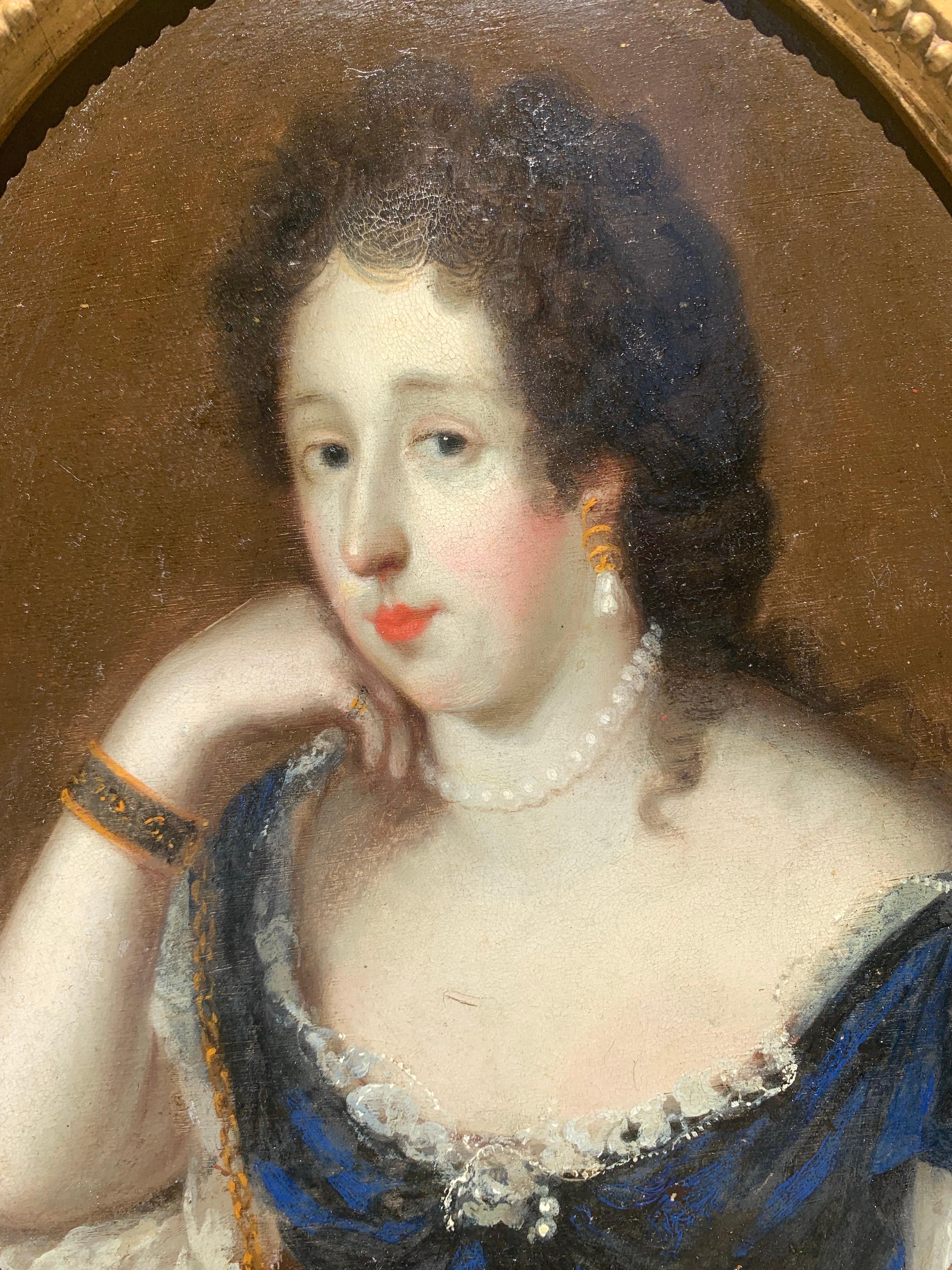 Marie Aubry como Andrómeda en la Ópera Persée de Lully - Escuela francesa, finales del siglo XVII. en venta 2