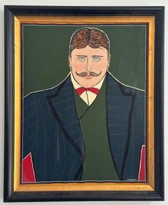 Ritratto di un dandy edoardiano (uomo)