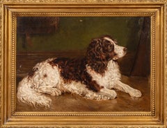 Portrait Of An English Springer Spaniel, 19th Century