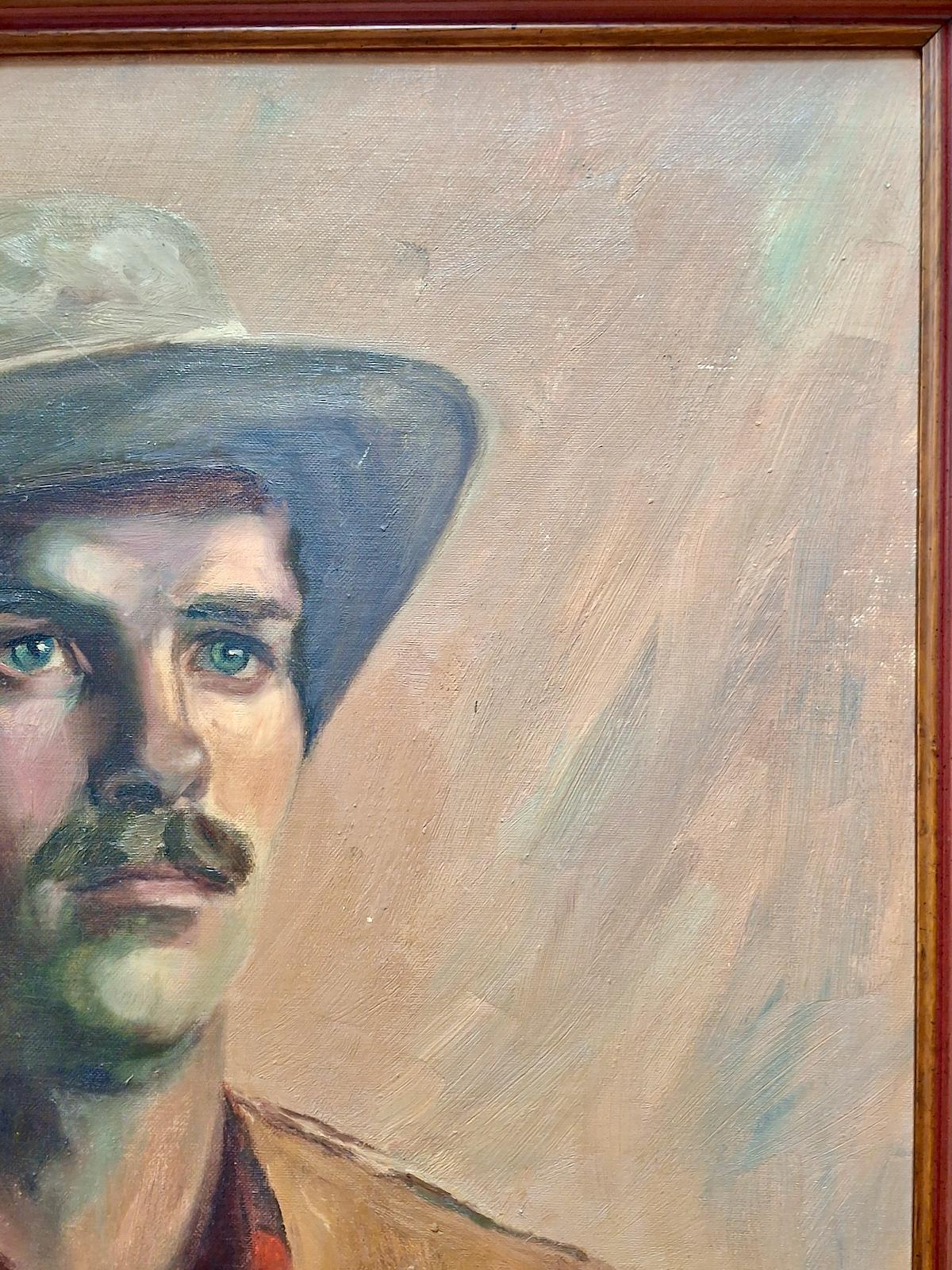 Porträt eines außergewöhnlichen Mannes (Amerikanischer Impressionismus), Painting, von Unknown