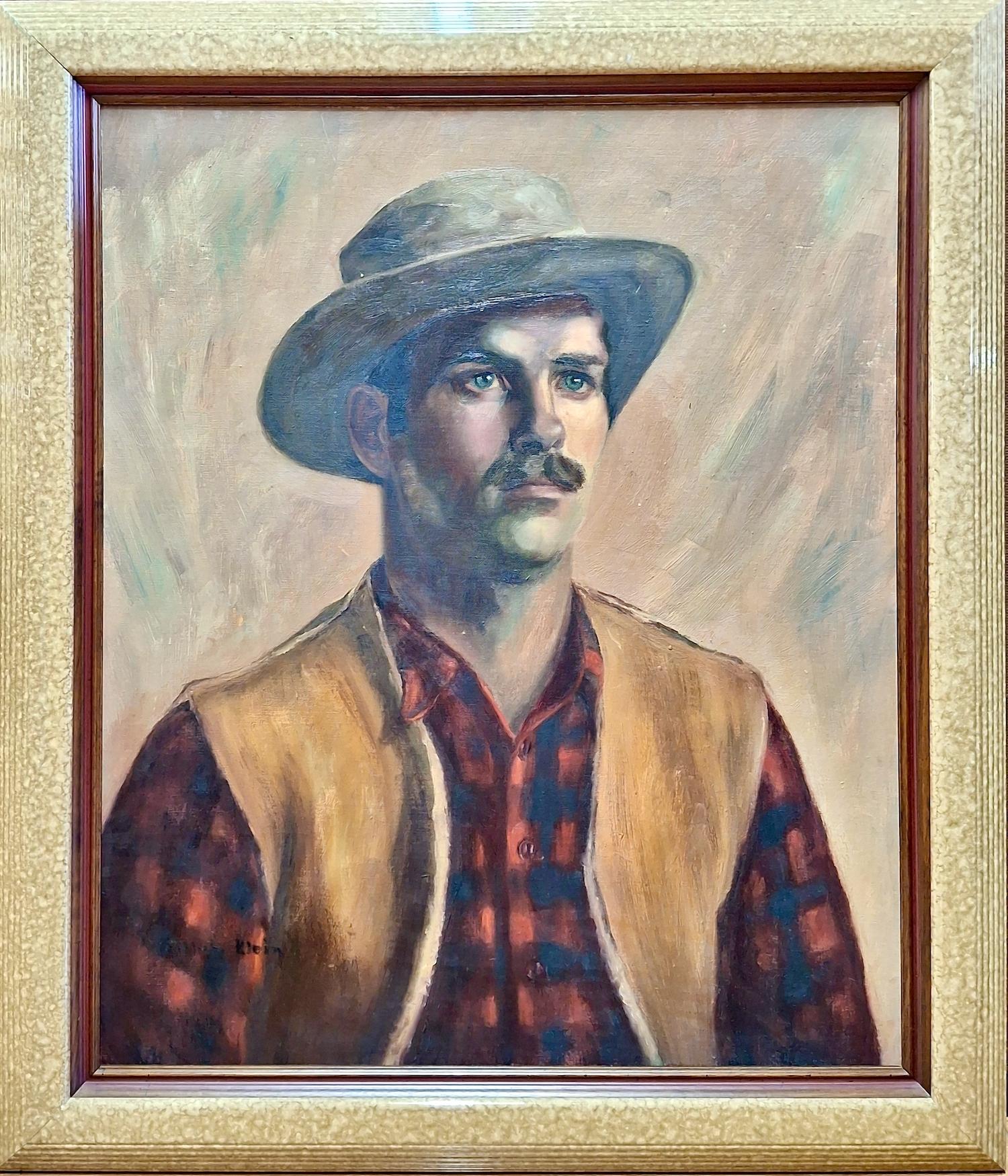 Unknown Portrait Painting – Porträt eines außergewöhnlichen Mannes