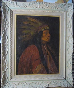 Portrait of an Indian chief