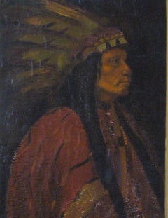 Portrait of an Indian chief