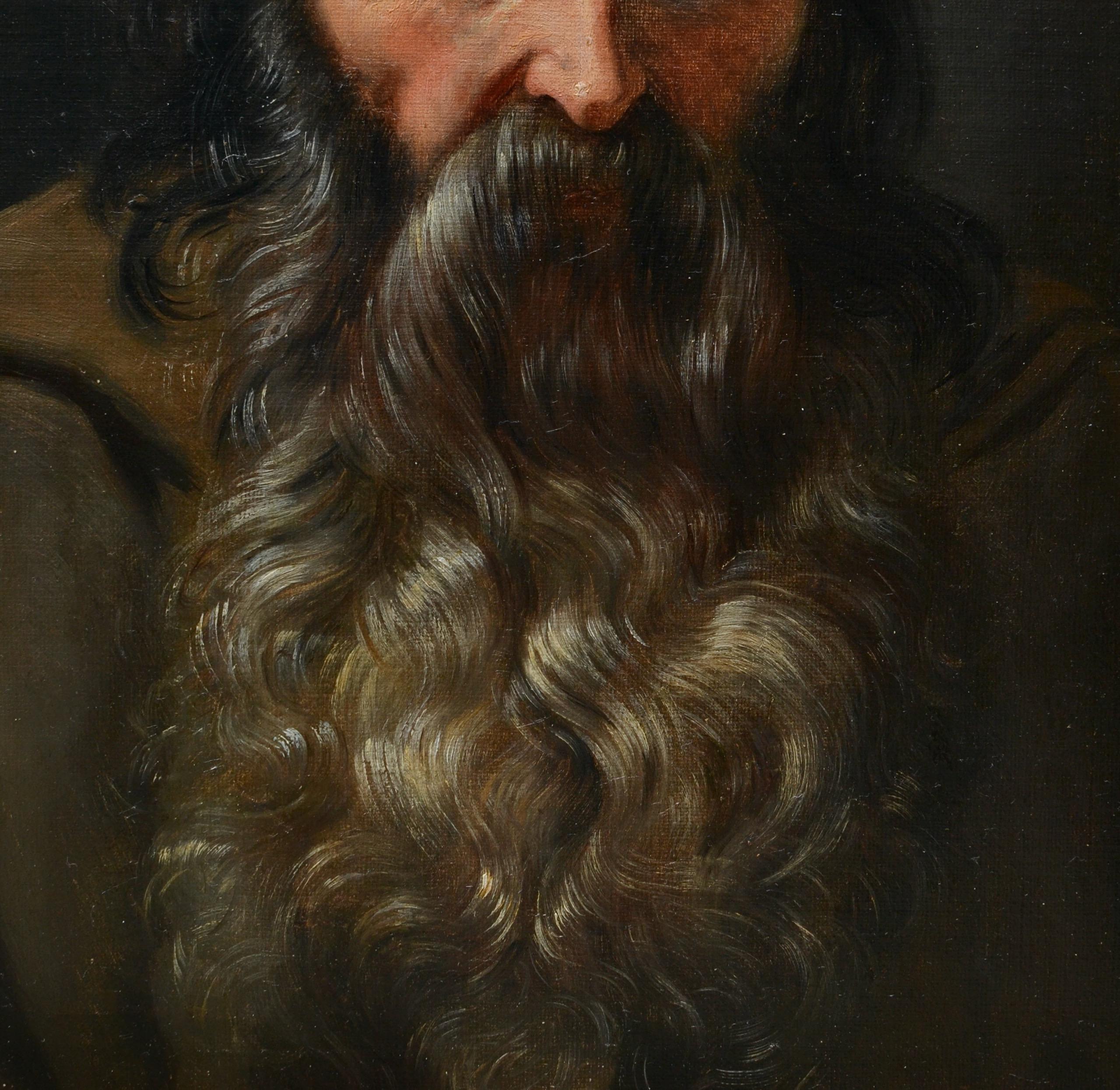 Portrait d'un artiste ou d'un dignitaire russe - Noir Portrait Painting par Unknown