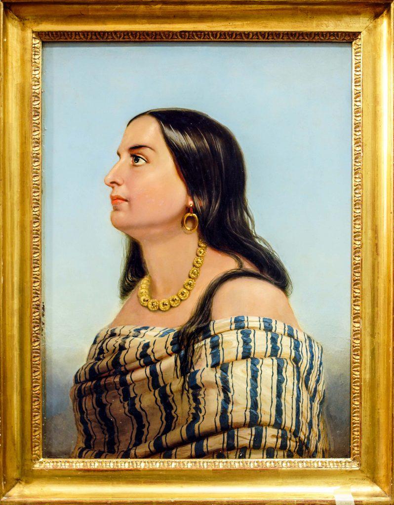 Portrait of Anita Garibaldi - Oil Paint - Late 19th Century