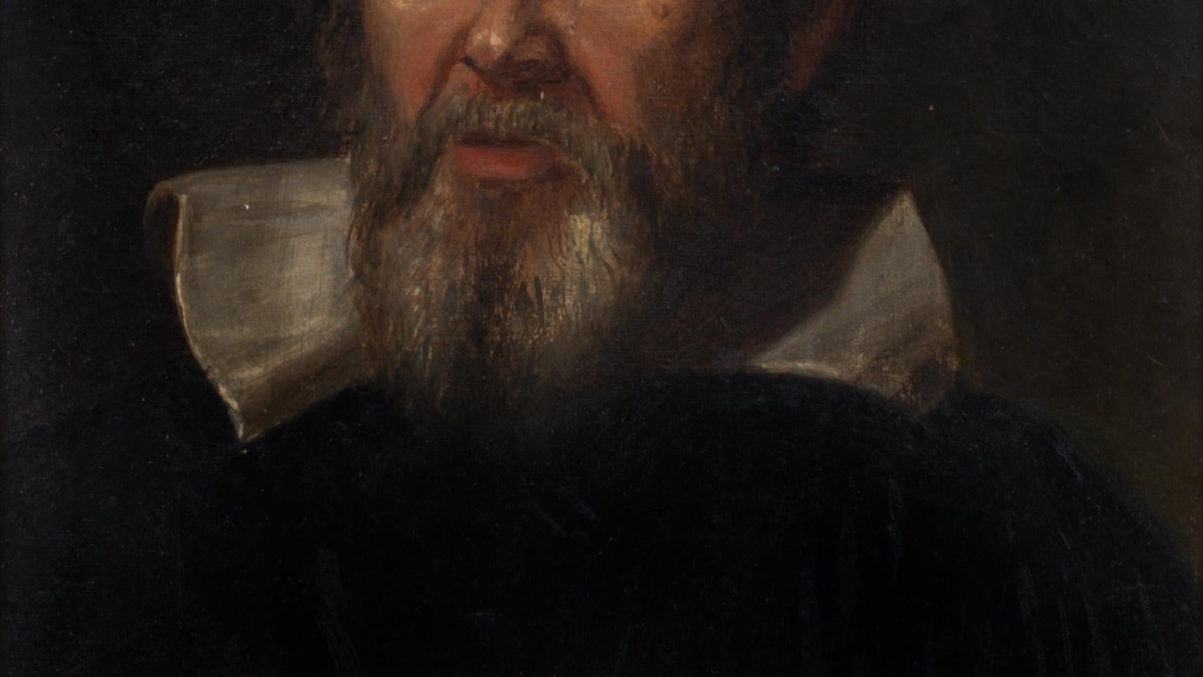 Retrato del astrónomo Galileo (1564-1642)   Escuela italiana 2