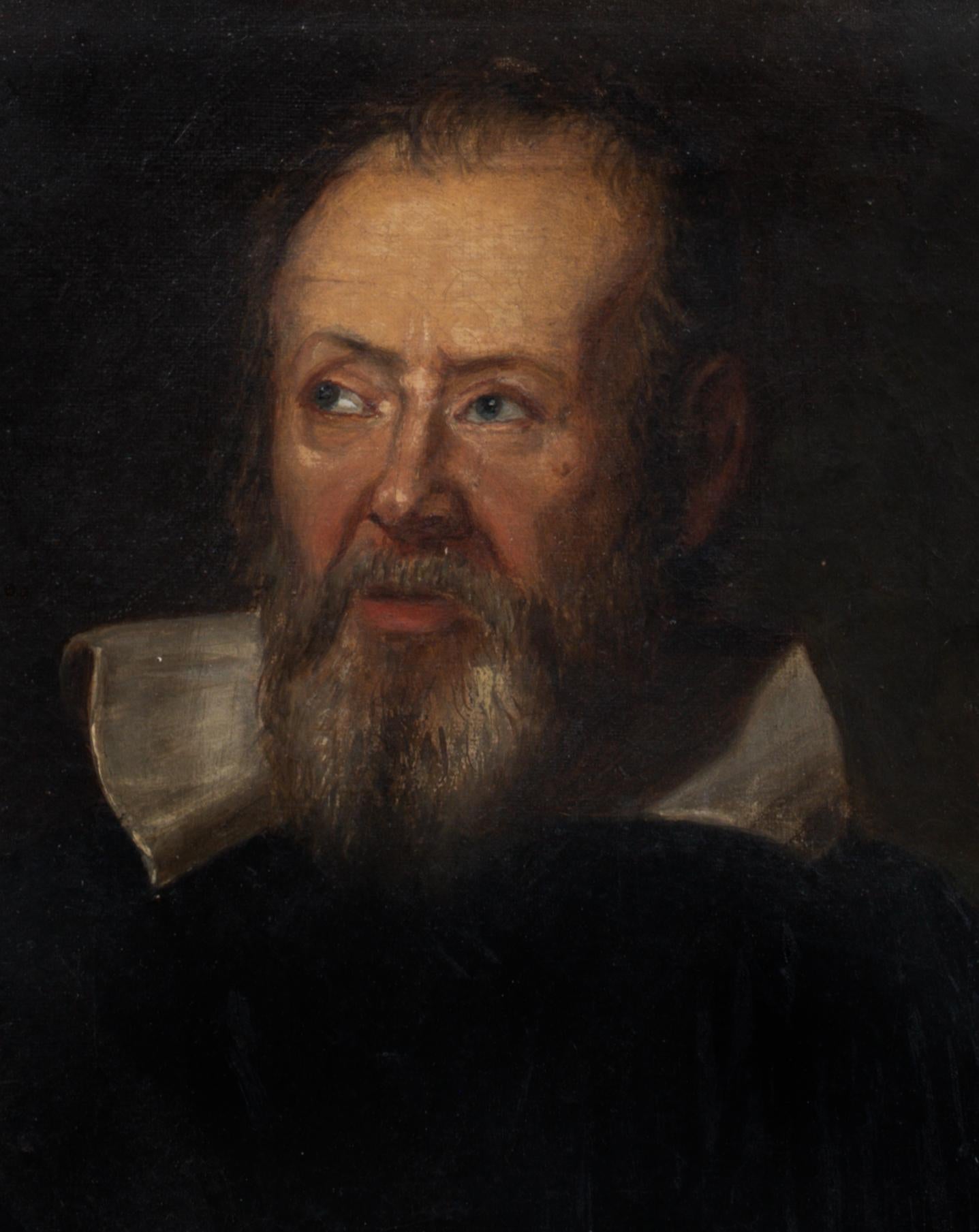 Retrato del astrónomo Galileo (1564-1642)   Escuela italiana 3