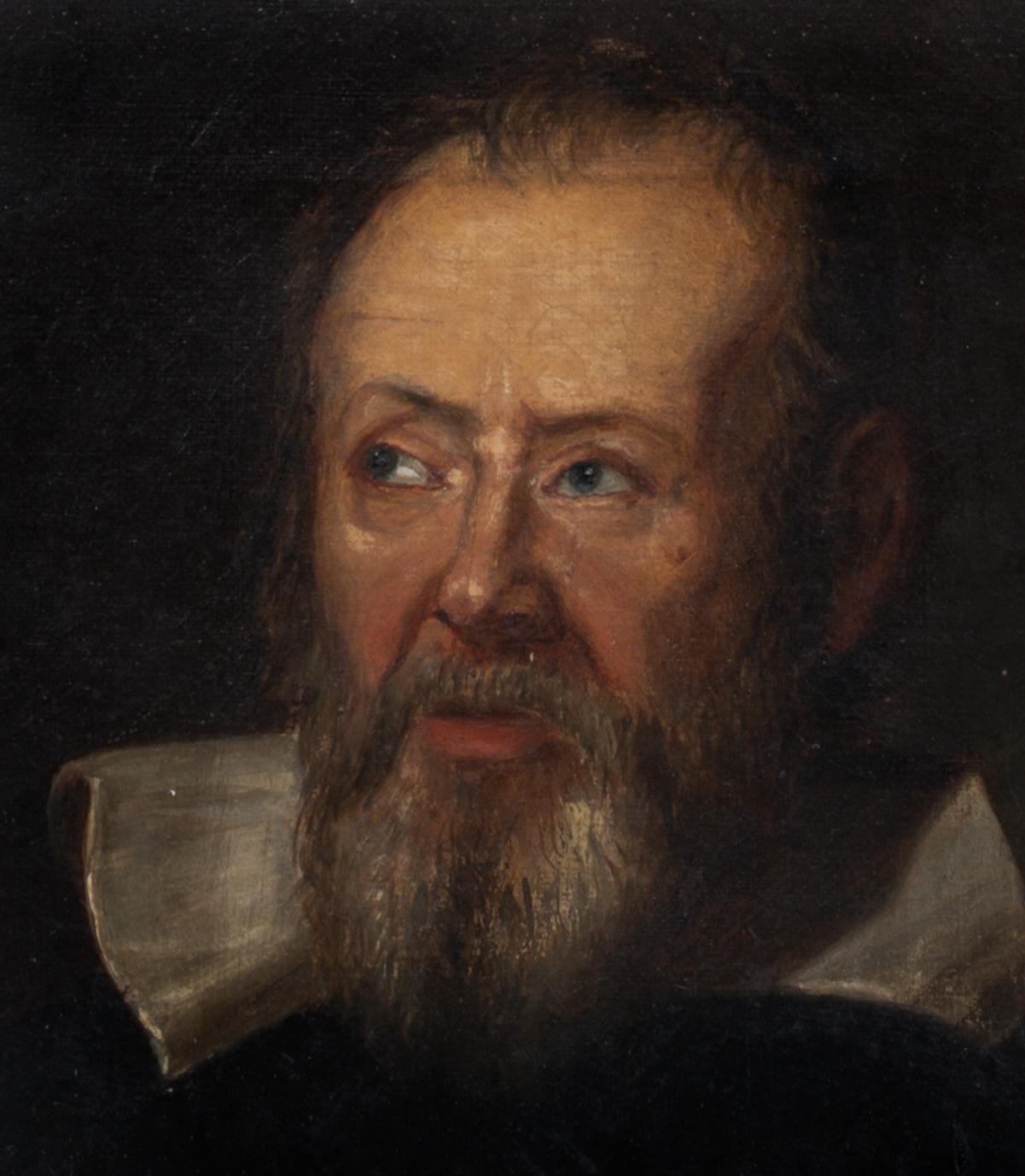 Retrato del astrónomo Galileo (1564-1642)   Escuela italiana 4