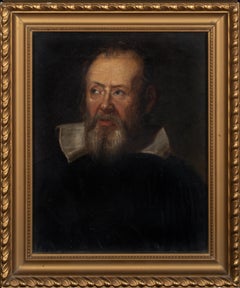 Retrato del astrónomo Galileo (1564-1642)   Escuela italiana