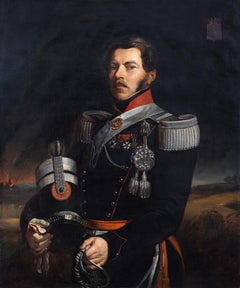 Retrato del barón de Roisin - General de gendarmería