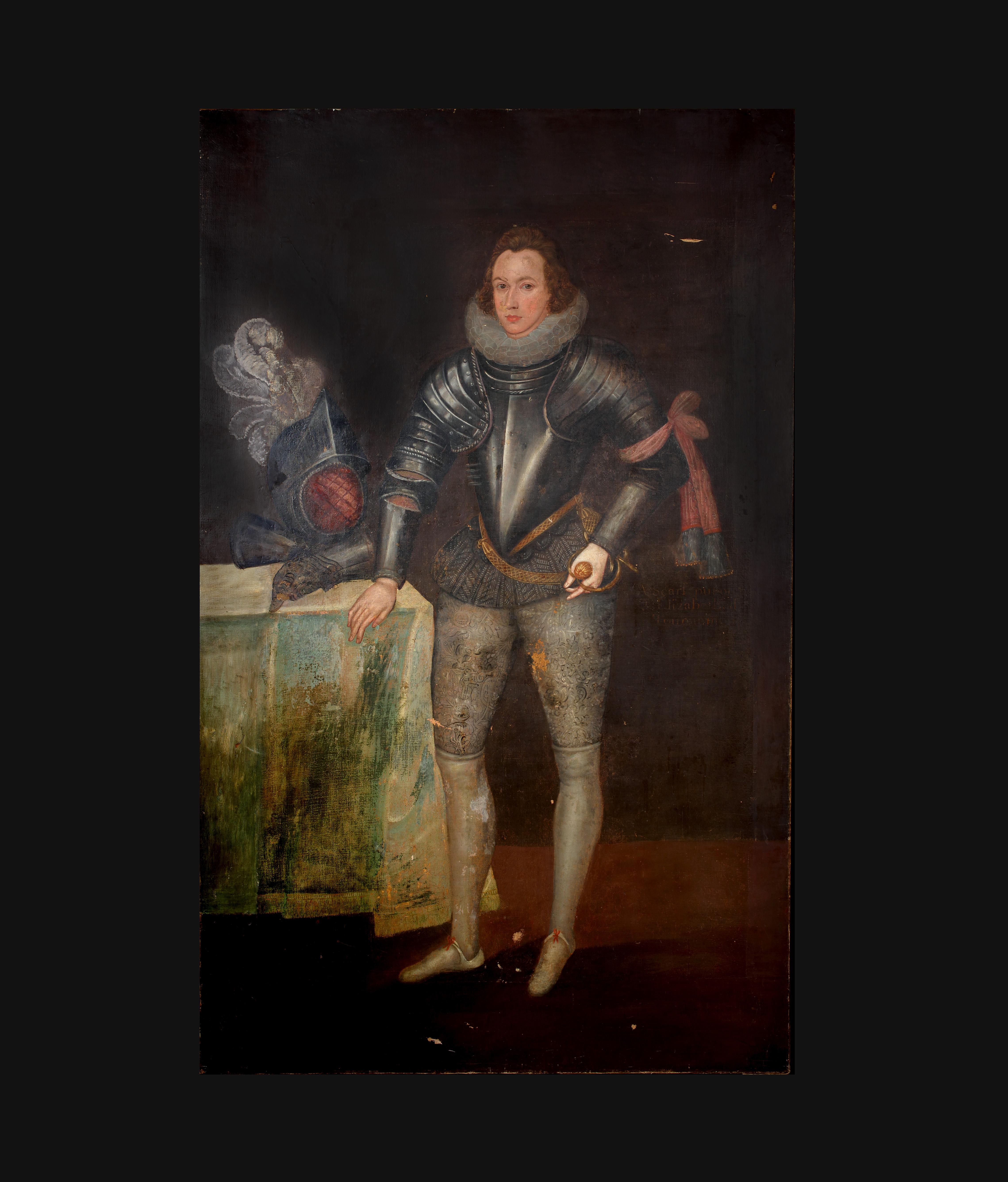 Portrait Of Baron Dudley North, 16th Century  English School   - Painting by Unknown