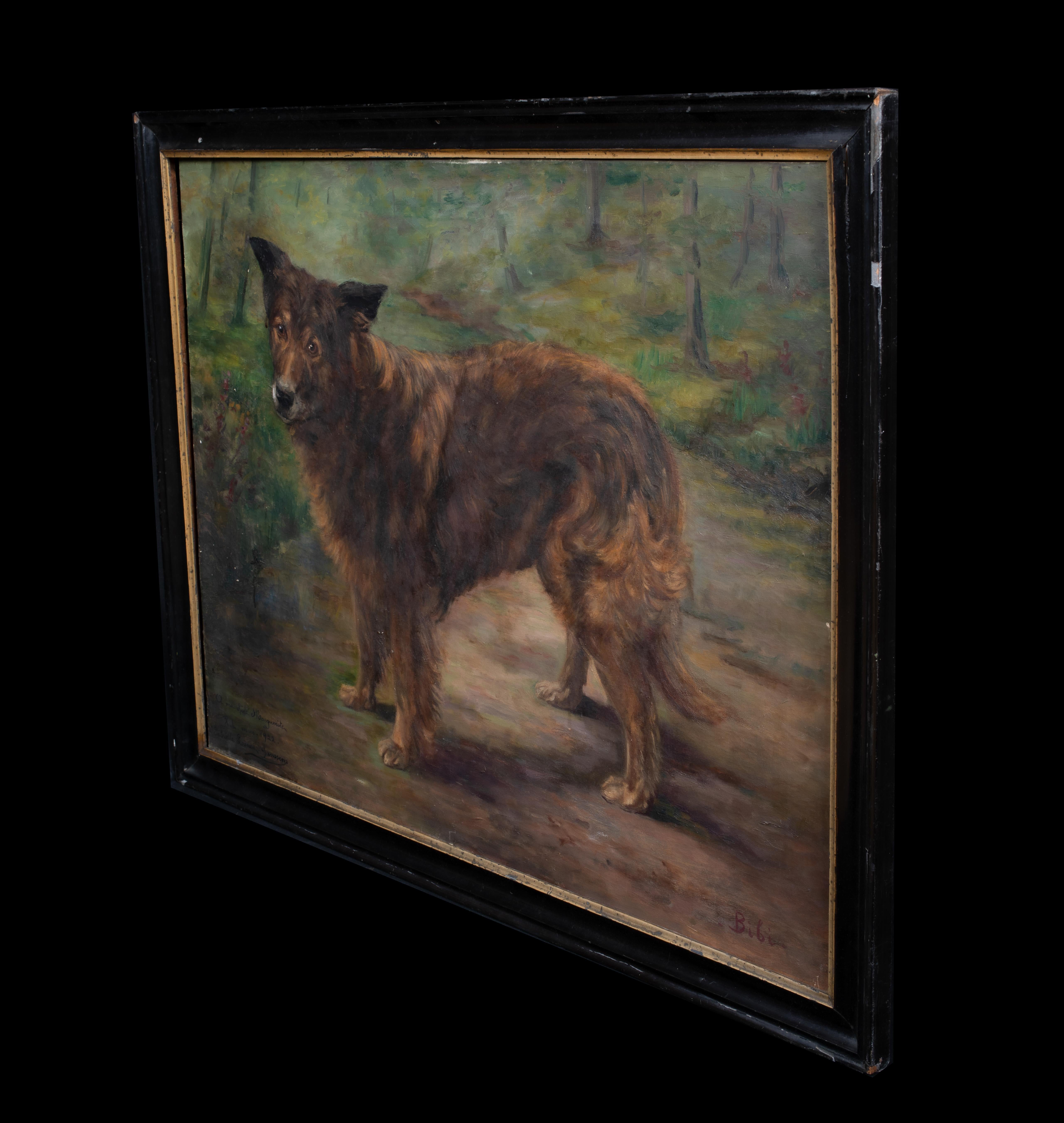Porträt von „Bibi“, einem französischen Schafzüchter, datiert 1922  Gabrielle Lauren-Janssens im Angebot 5
