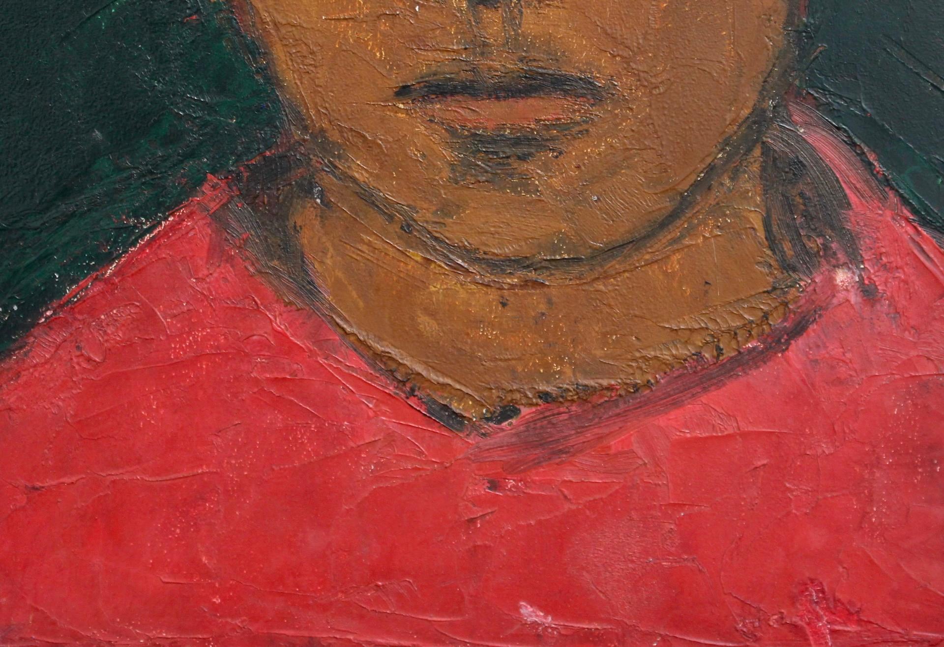 Portrait of Boy in Red 1