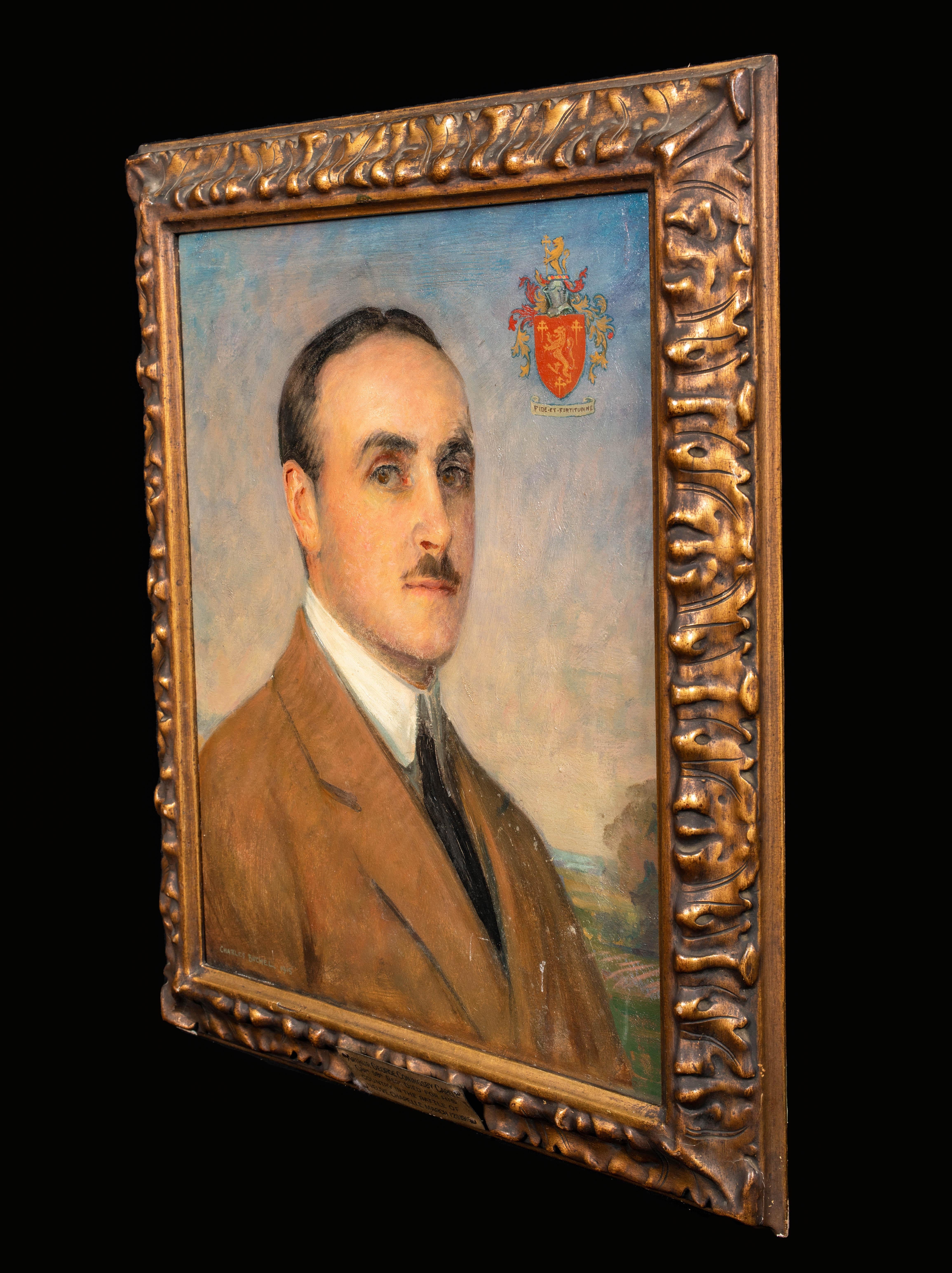 Porträt von Kapitän Arthur George Coningsby Capell, datiert 1915   im Angebot 7