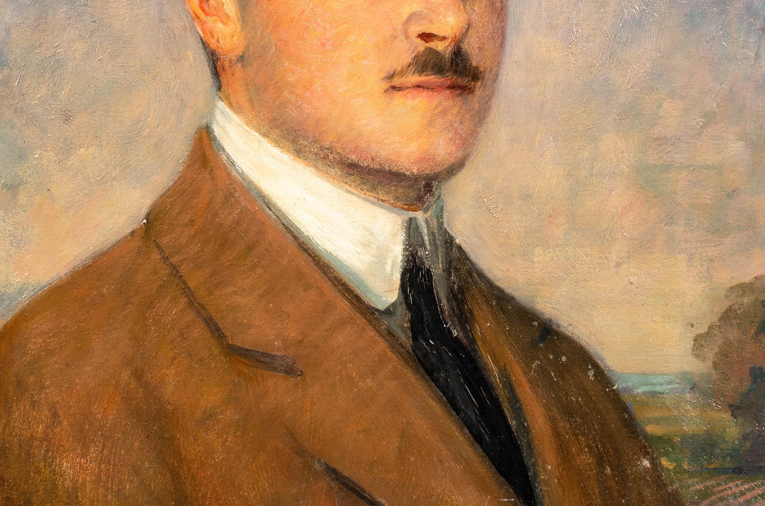 Porträt von Kapitän Arthur George Coningsby Capell, datiert 1915   im Angebot 5