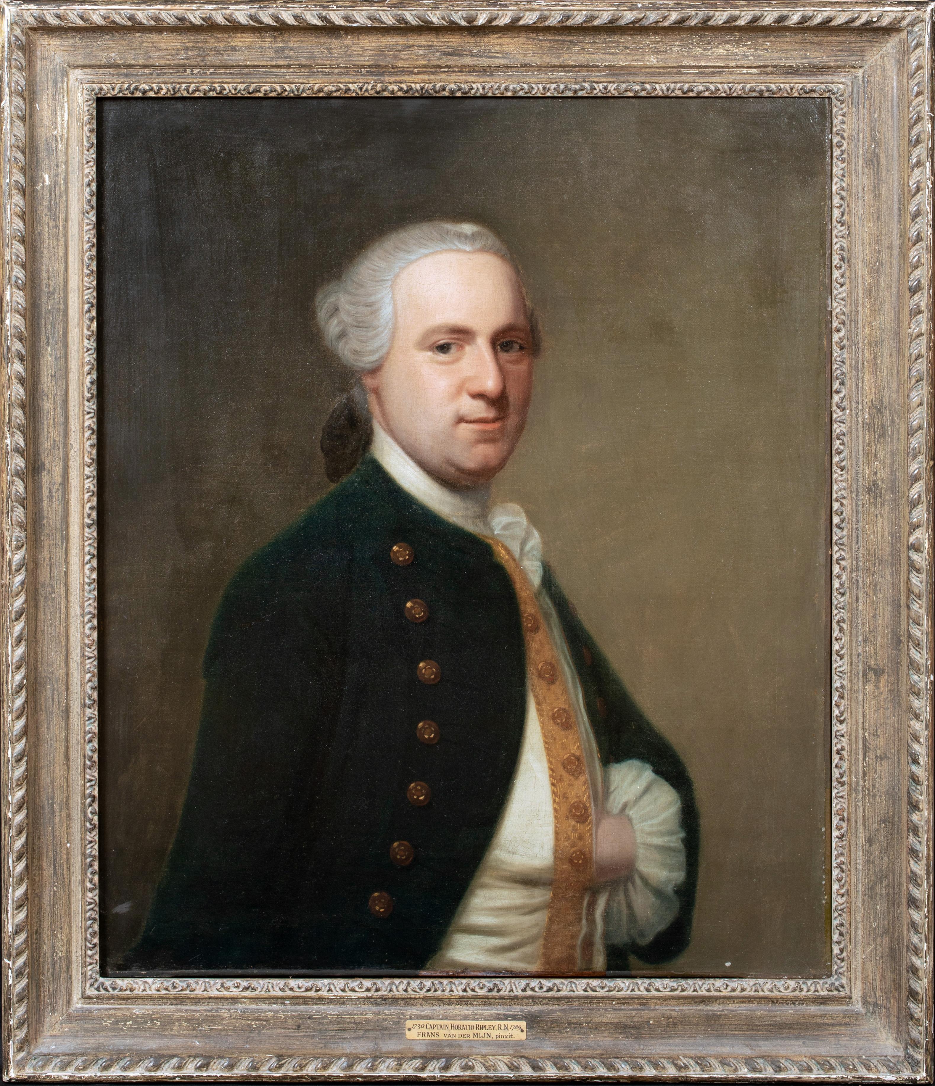 Unknown - Portrait Of Captain Horatio Ripley, Royal Navy, circa 1755 ...