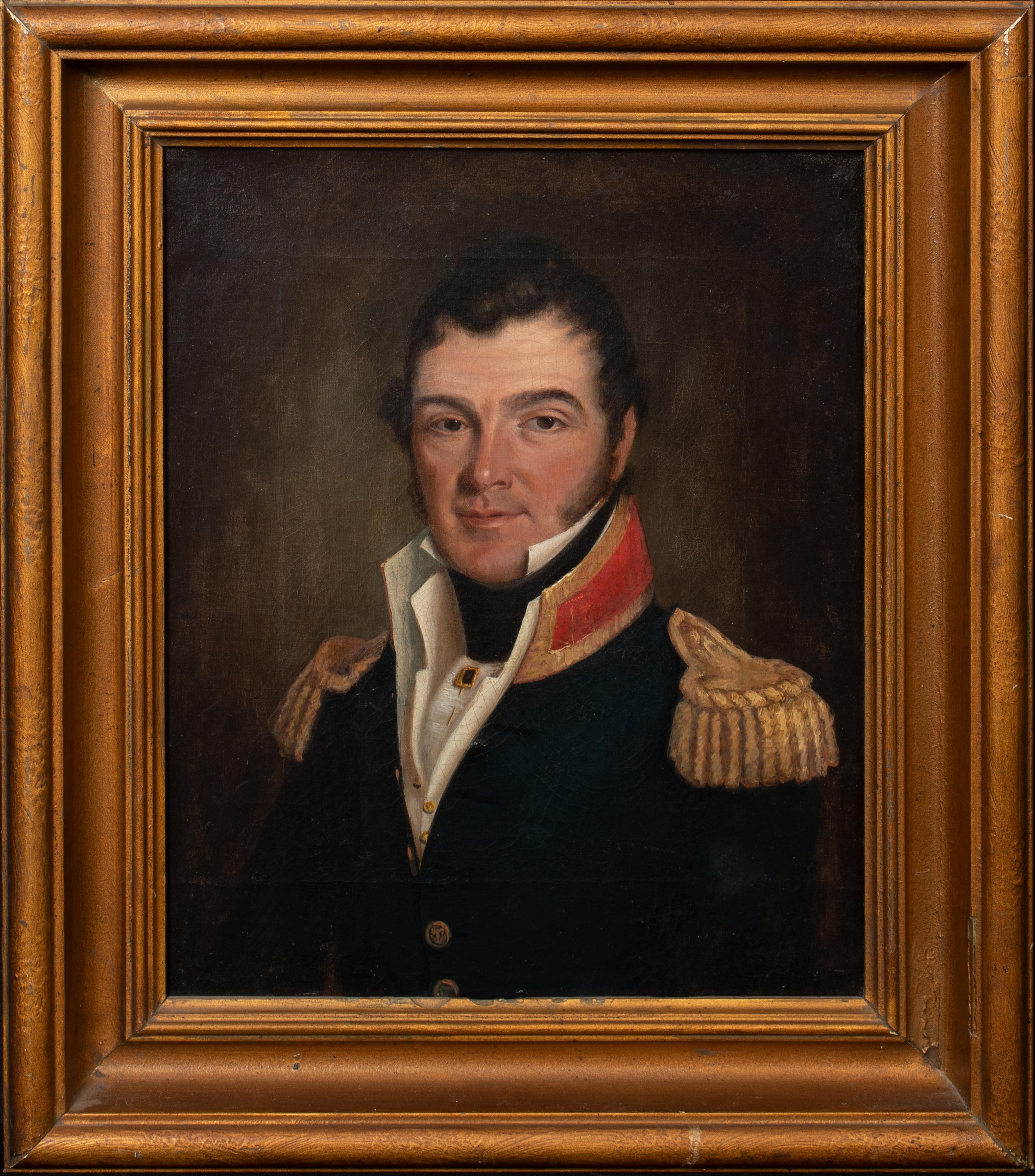 Portrait Of Captain James Wilson Henderson (1817 – 1880) 4th Governor of Texas - Painting by Unknown