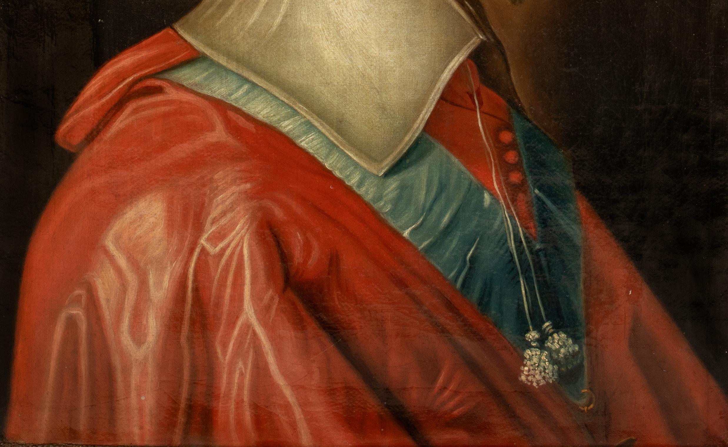 Portrait of Cardinal Richelieu (Armand Jean Duplessis de Richelieu) 17th Century For Sale 2