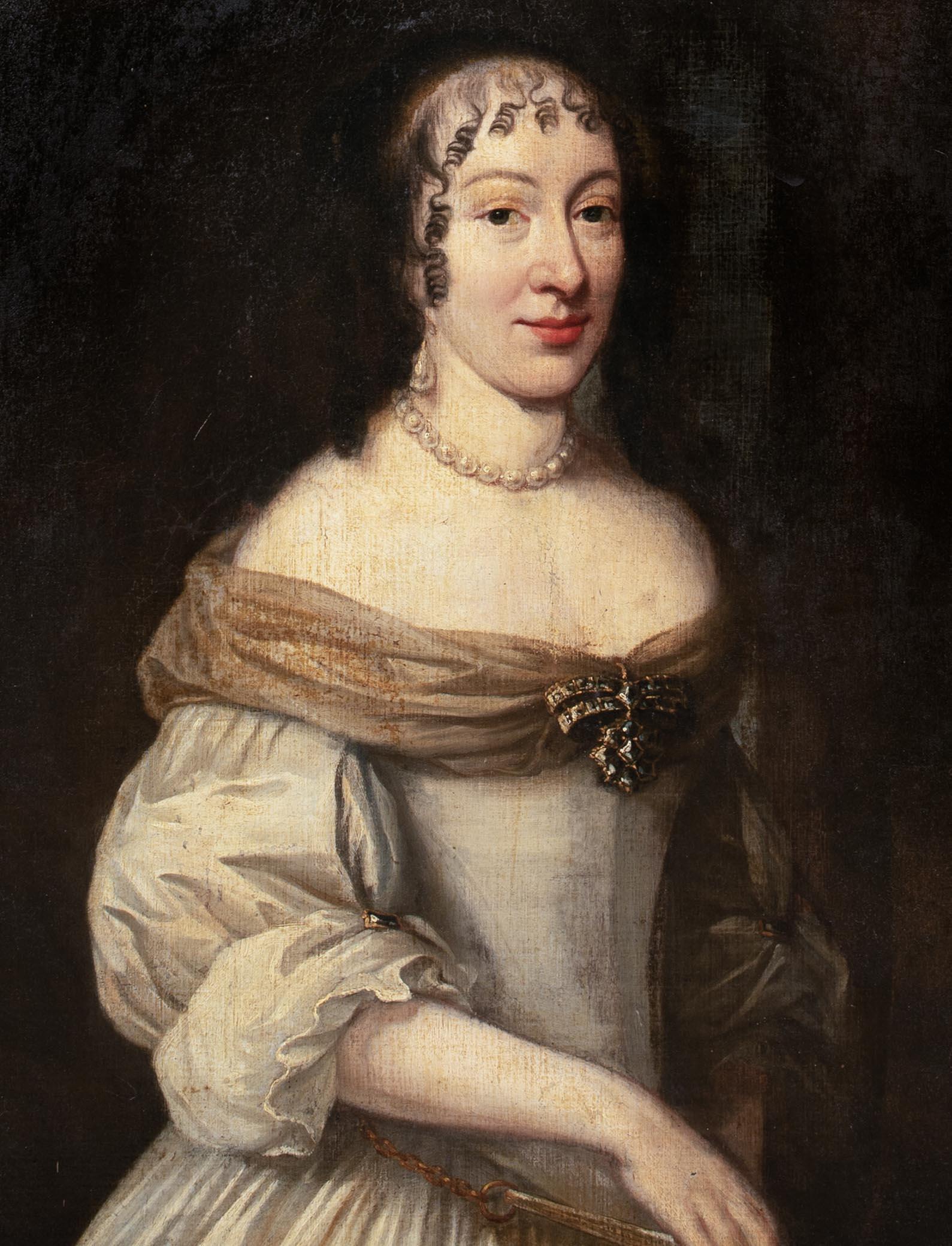 Portrait Of Carlota de Hesse-Kassel, 17th Century  Dutch School For Sale 6