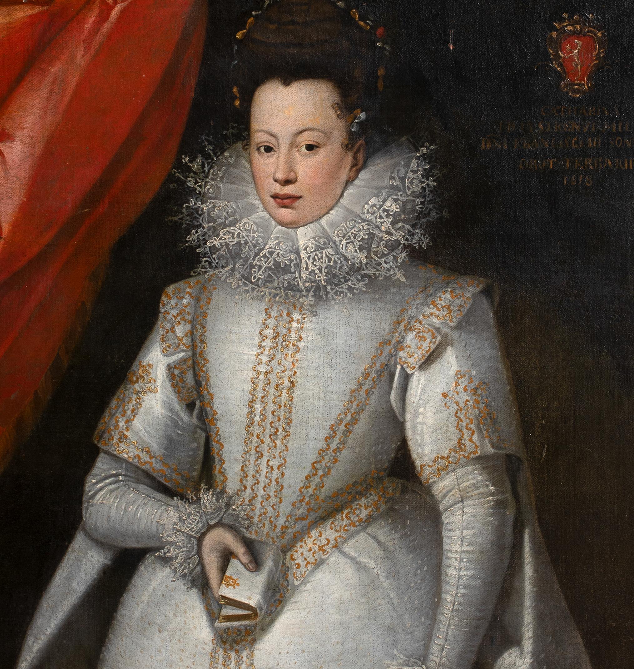 Ritratto di Catherine De Mayenne, duchessa di Mantova e Montferrat (1585-1618) 3