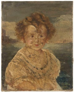 Portrait d'enfant - Peinture - 1933