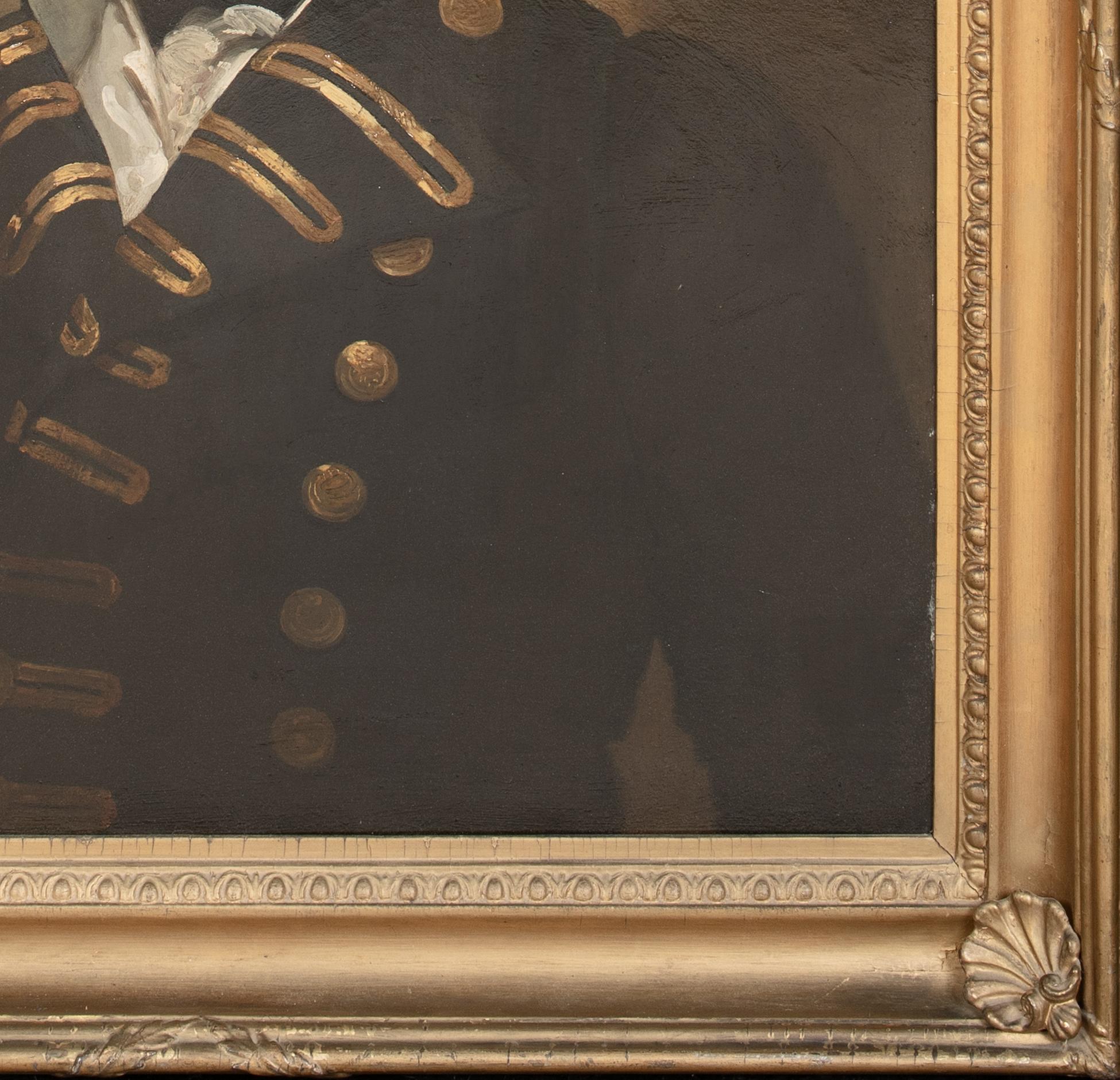 Retrato del comodoro Oliver Hazard Perry (1785-1819), Marina estadounidense, Siglo XIX

Escuela Americana

Gran retrato de hacia 1815 identificado como el comodoro Oliver Perry, de la Armada estadounidense, óleo sobre tabla. Estudio de excelente