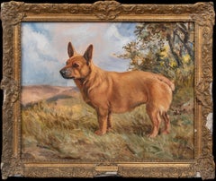 Portrait Of Corvette, A Corgi, 19th Century by K Harris (English 19th Century)