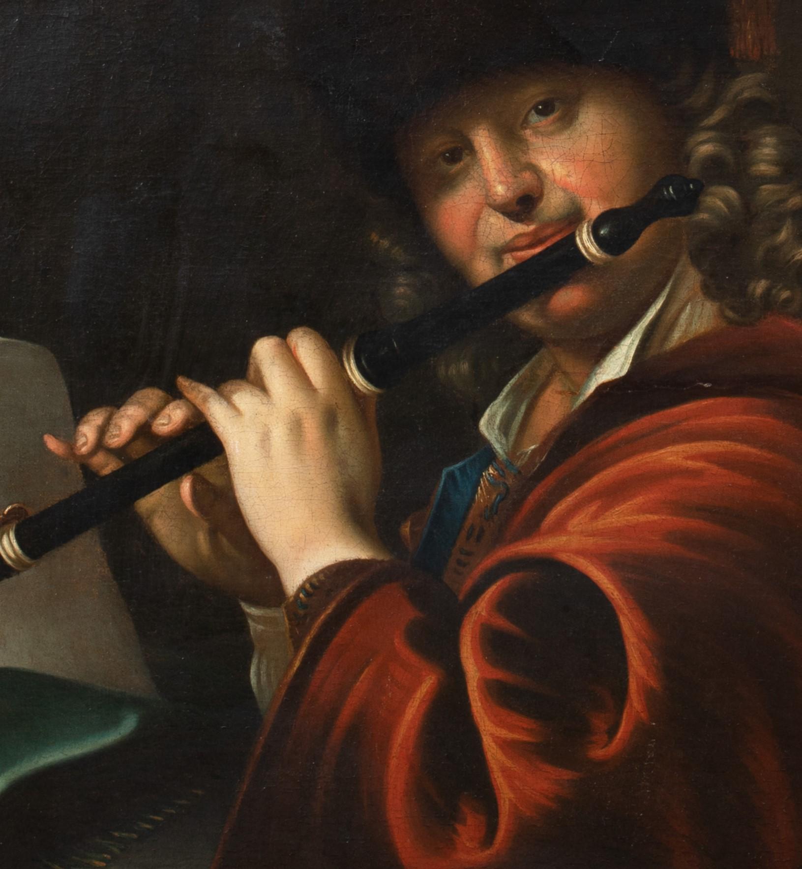 PORTRAIT OF COURT MUSICIAN JOSEF LEMBERGER (1667-1740)

Hungarian School

Large 18th Century Hungarian Portrait of court musician Josef Lemberger, oil on canvas. Superb quality and early important portrait of the Hungarian Court musician playing the