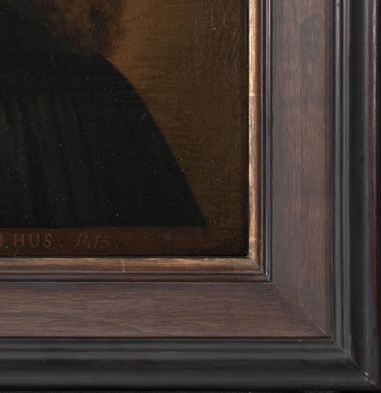 Porträt des tschechoslowakischen Theologen Jan Hus (1370-1415), 17. Jahrhundert

Europäische Schule 

Europäisches Schulporträt des tschechischen Theologen Jan Hus aus dem 17. Jahrhundert, Öl auf Tafel. Ausgezeichnete Qualität und Zustand seltene
