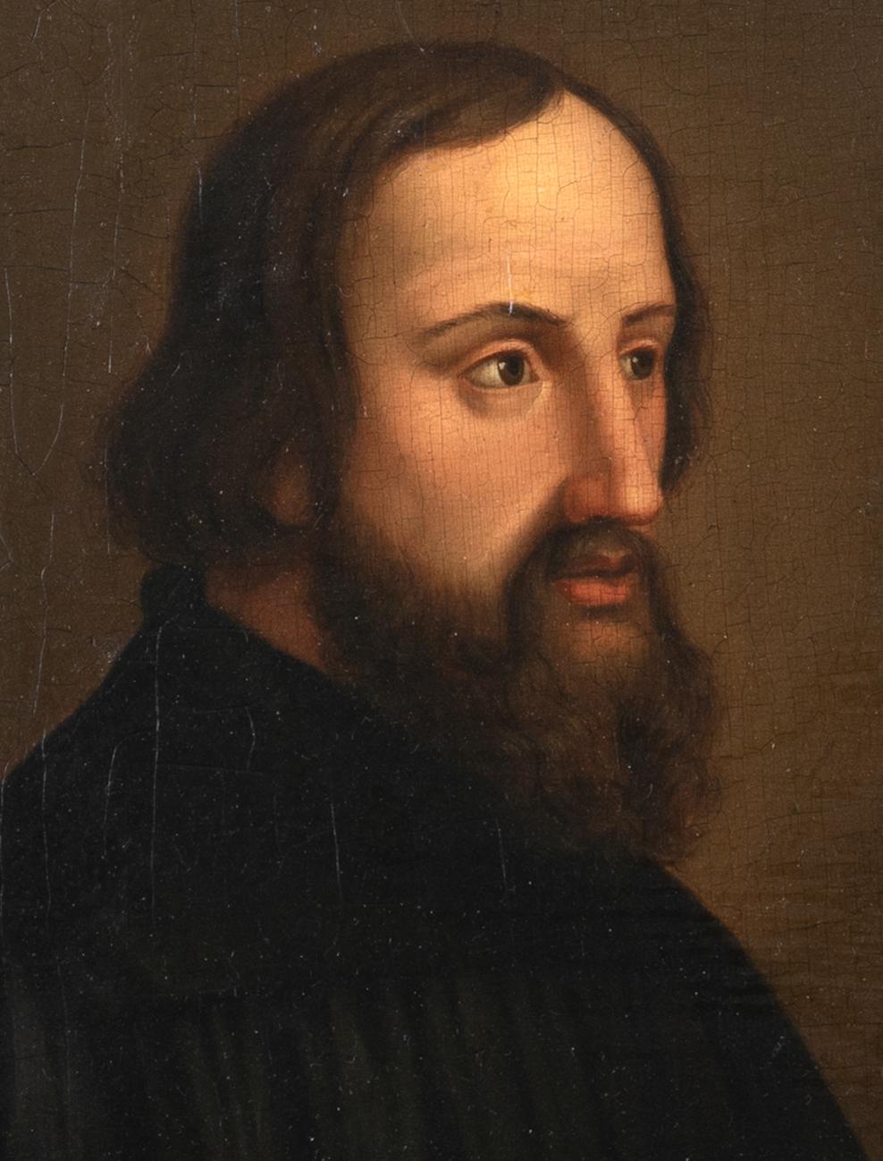 Portrait Of Czechoslovakian Theologian Jan Hus (1370-1415), 17th Century  Europe For Sale 3