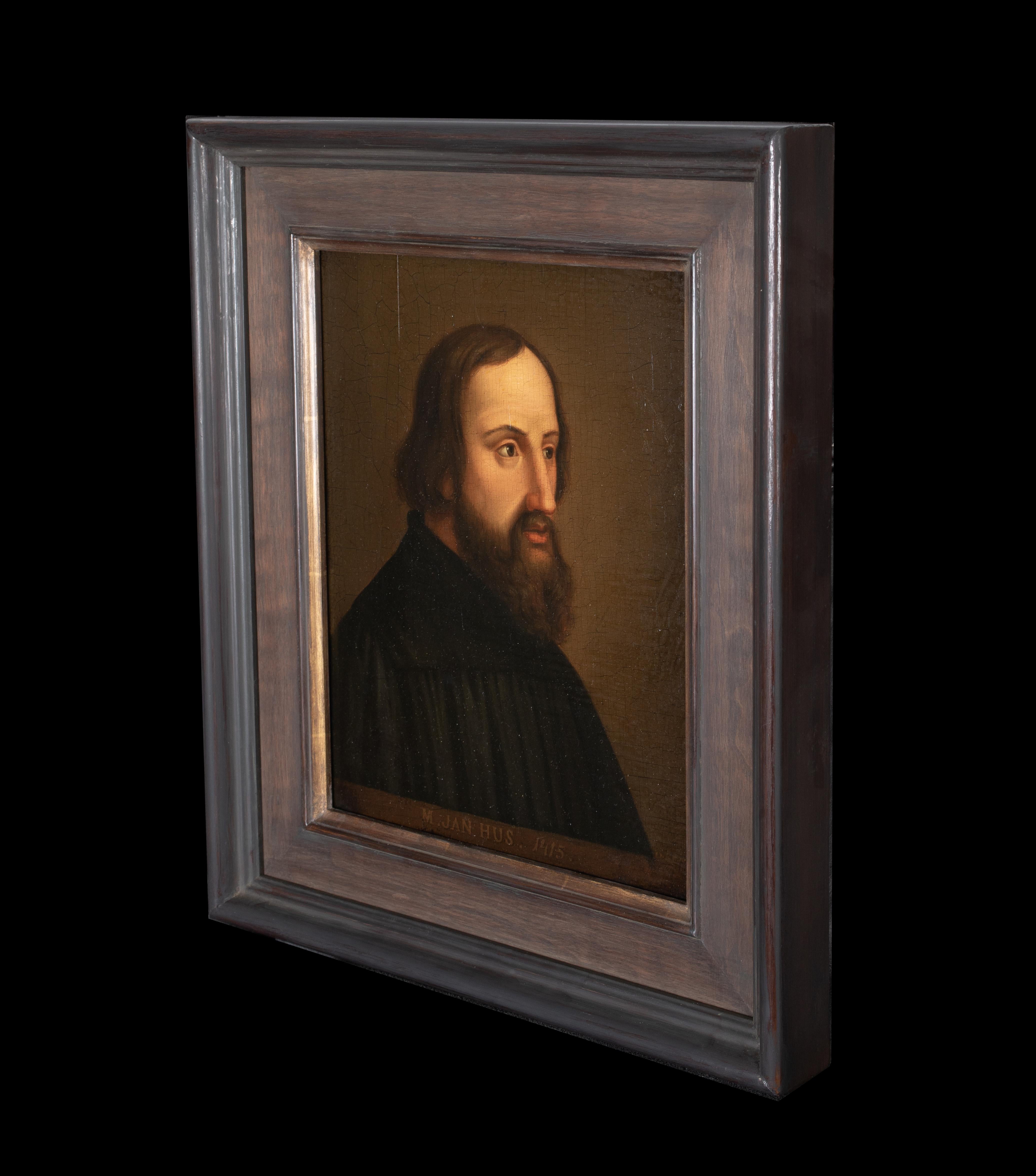 Porträt des tschechoslowakischen Theologen Jan Hus (1370-1415), 17. Jahrhundert  Europa im Angebot 5