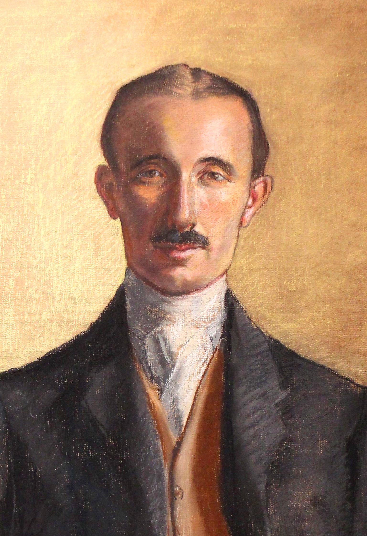 Portrait de Daniel Schlumberger à l'âge de 34 ans - Painting de Unknown