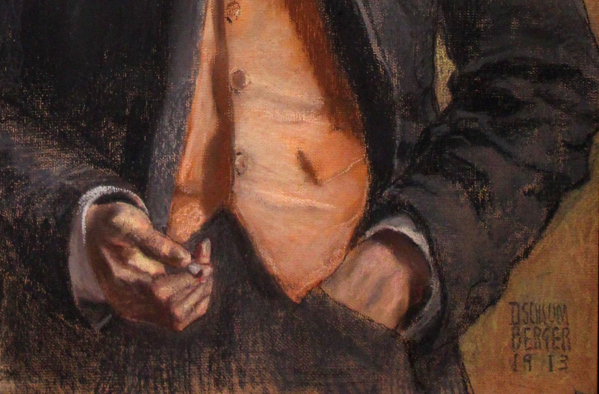 Portrait de Daniel Schlumberger à l'âge de 34 ans - École française Painting par Unknown