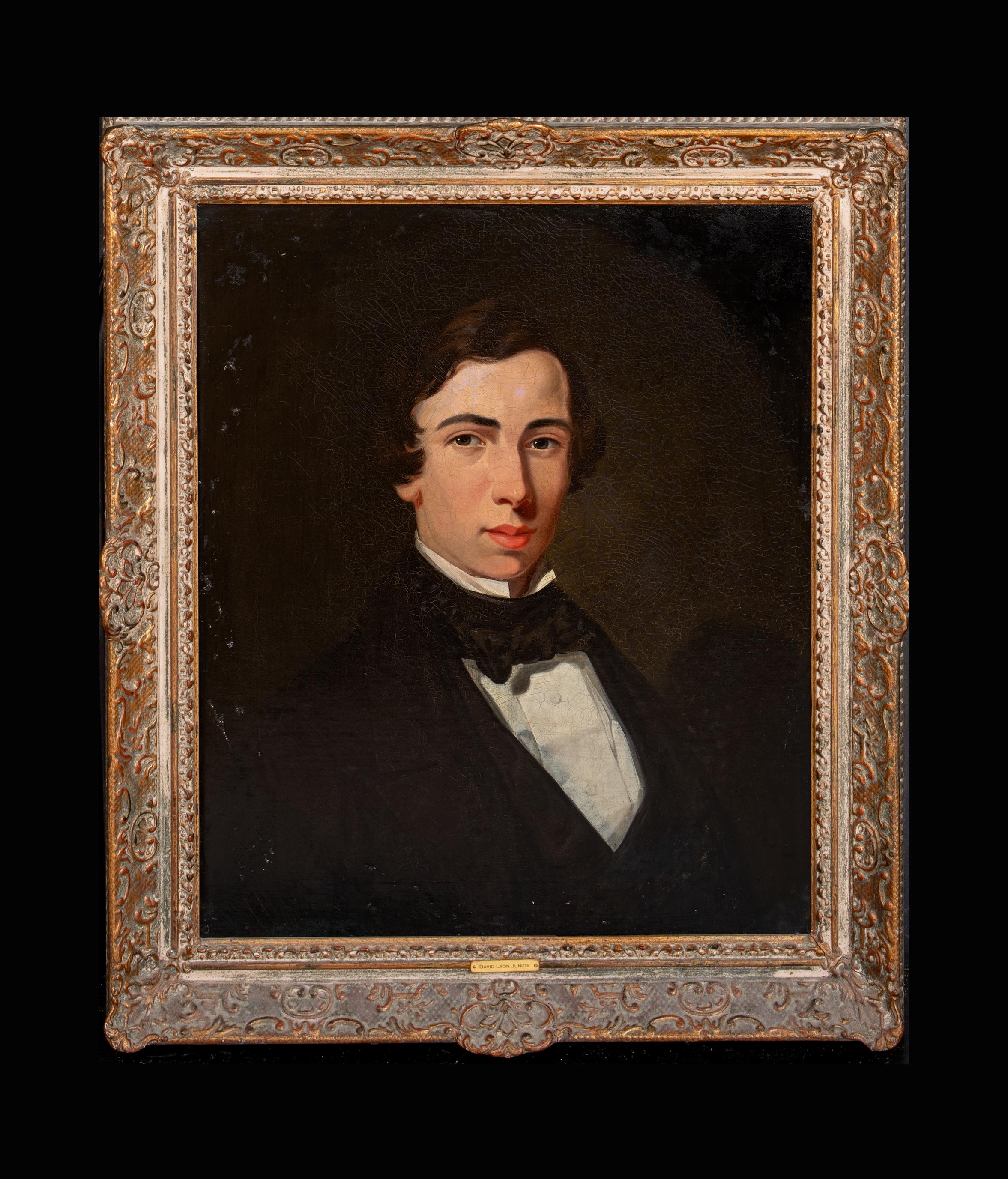 Portrait Of David Lyon Junior (1794-1842), early 19th Century   English School - Painting by Unknown