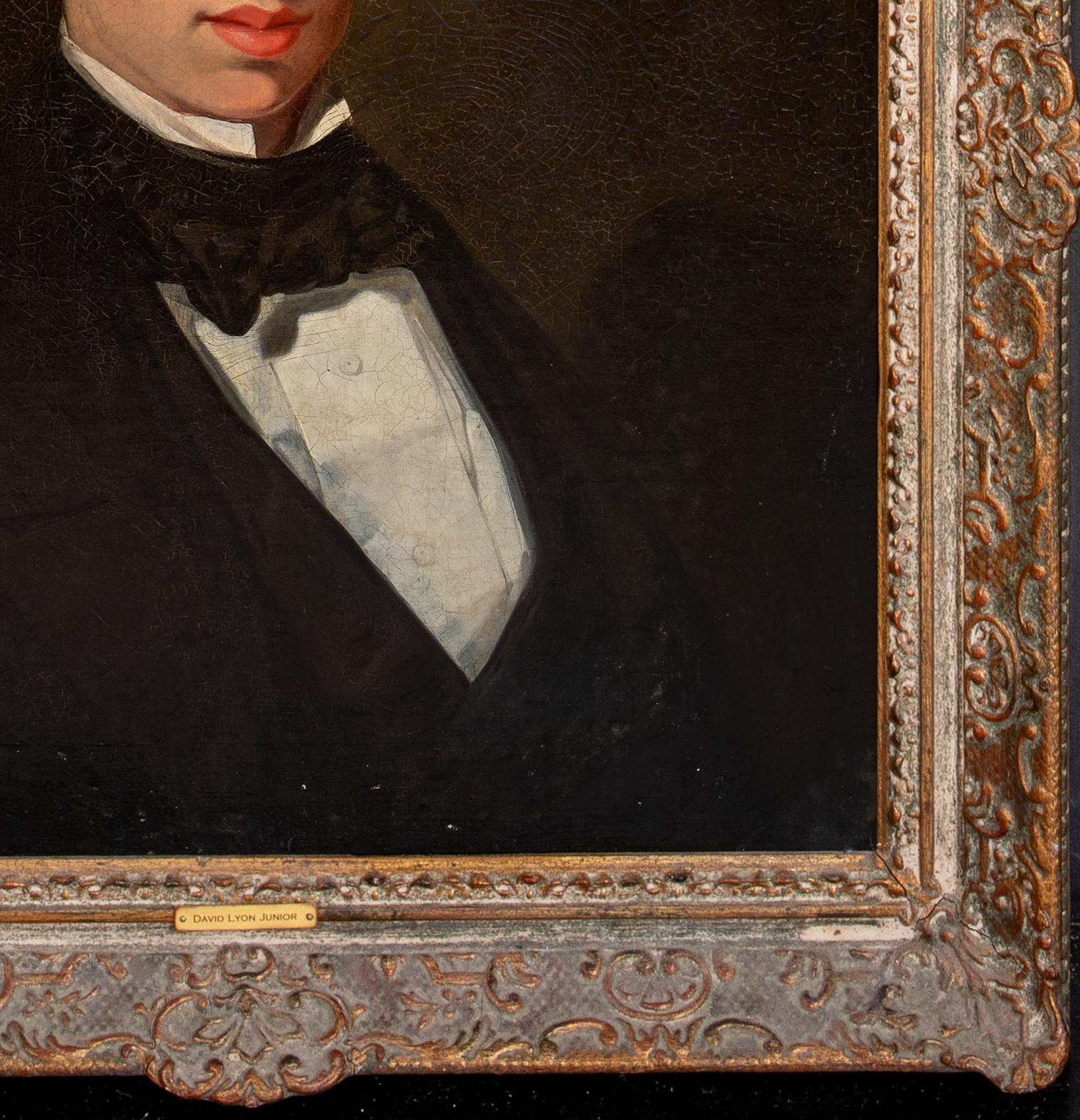 Portrait Of David Lyon Junior (1794-1842), early 19th Century   English School For Sale 1