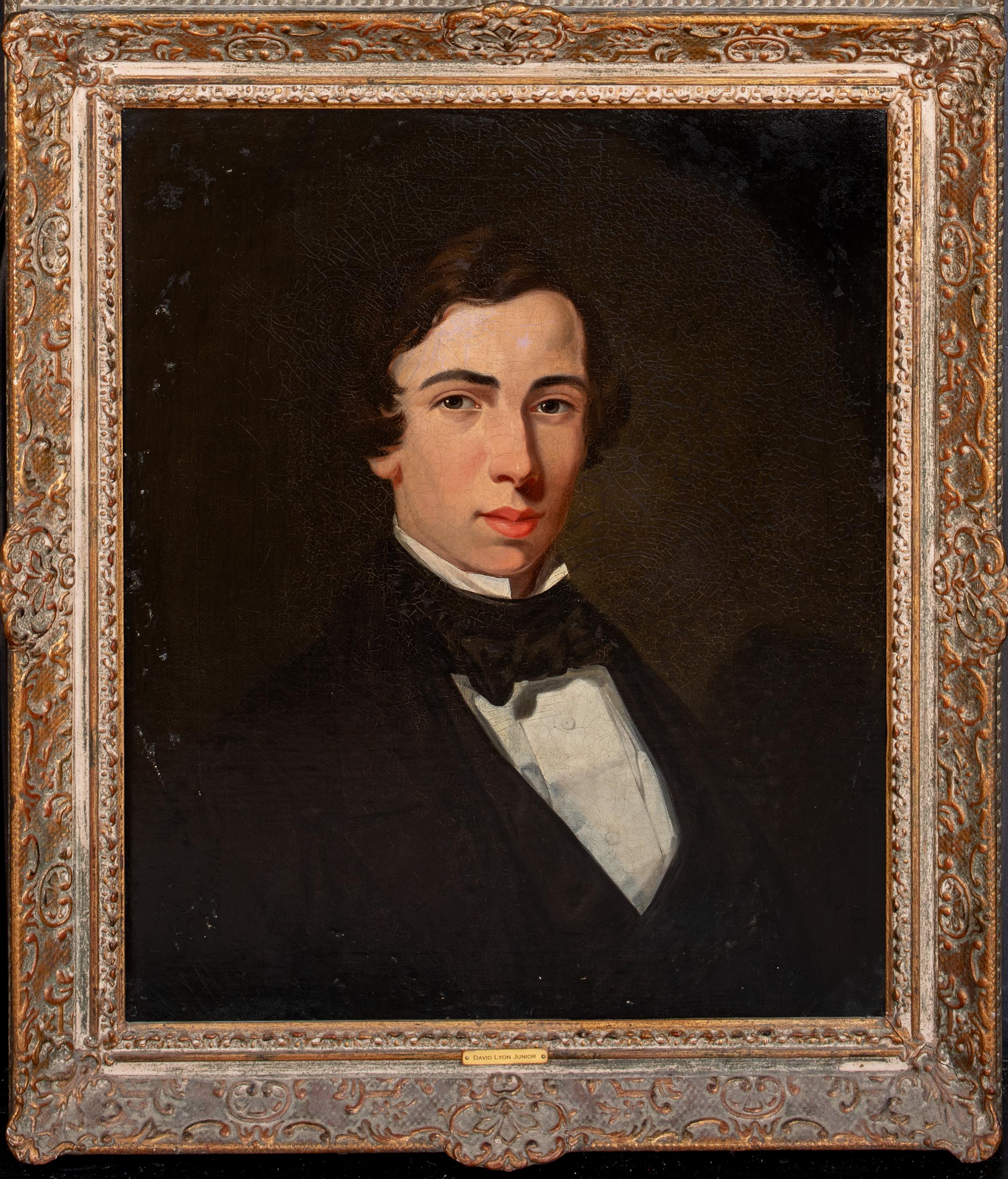 Unknown Portrait Painting - Portrait Of David Lyon Junior (1794-1842), early 19th Century   English School