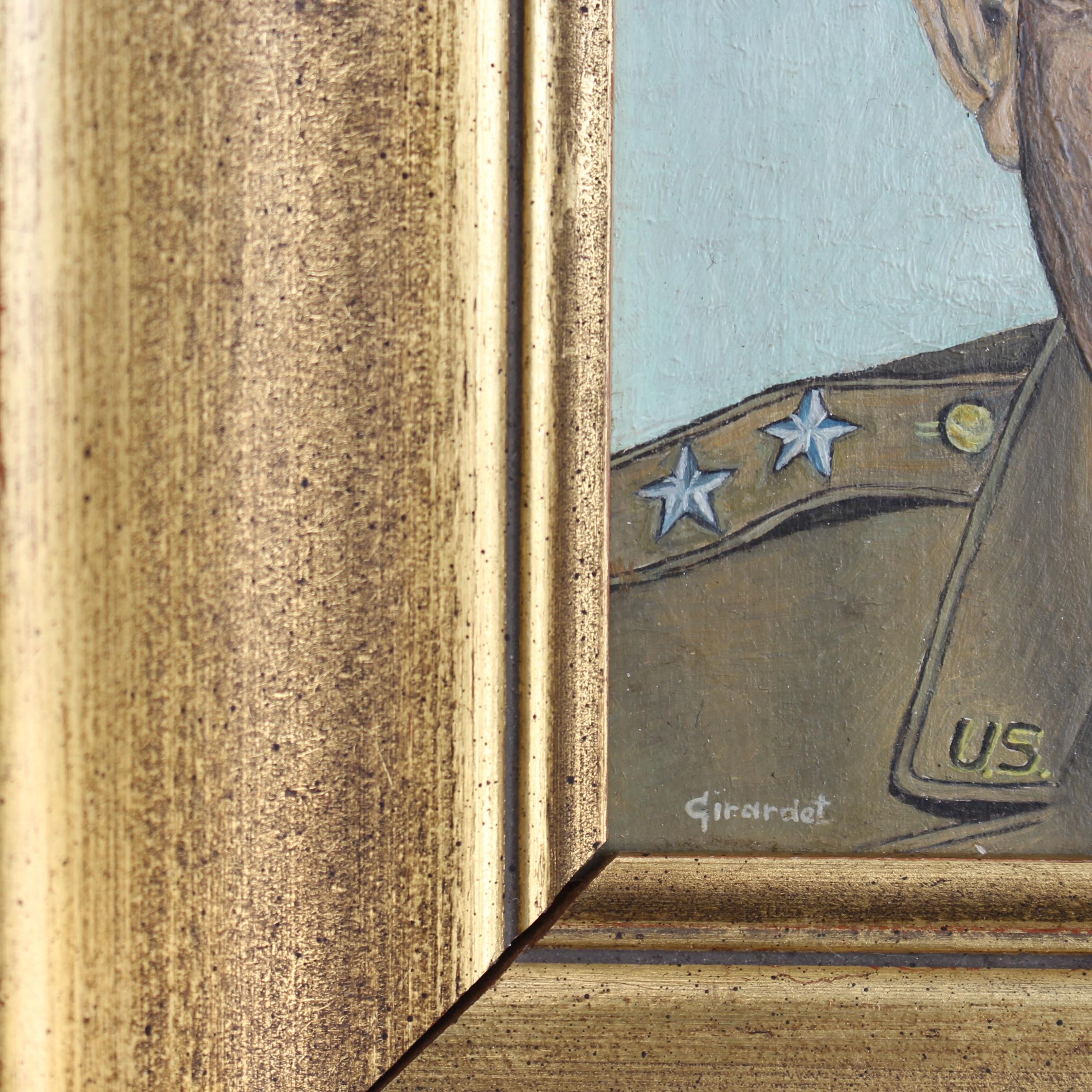Ritratto di Dwight D. Eisenhower - Scuola francese in vendita 3