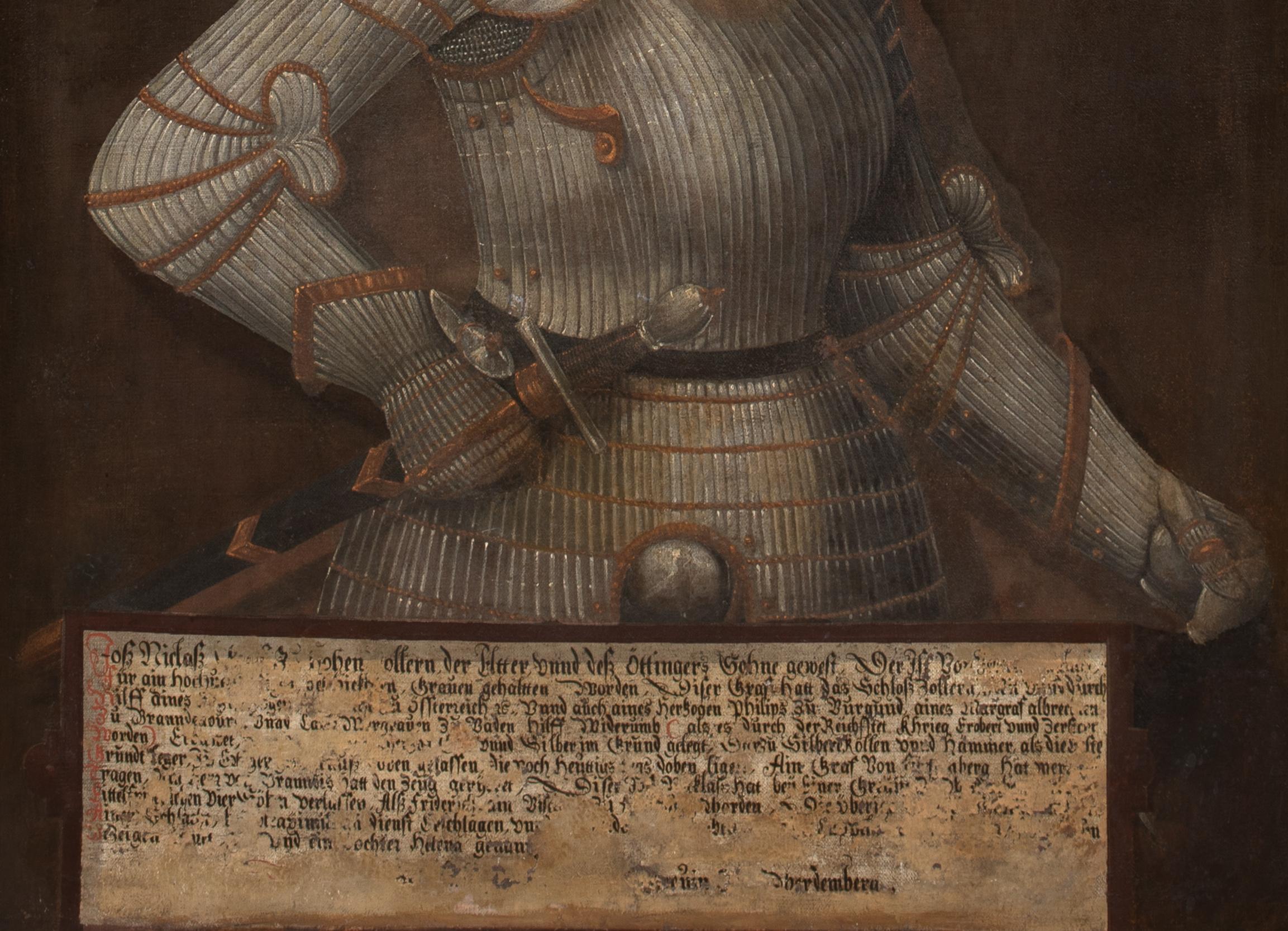 Portrait Of Eitel Friedrich II, Count of Hohenzollern (1452-1512), 16th Century For Sale 6