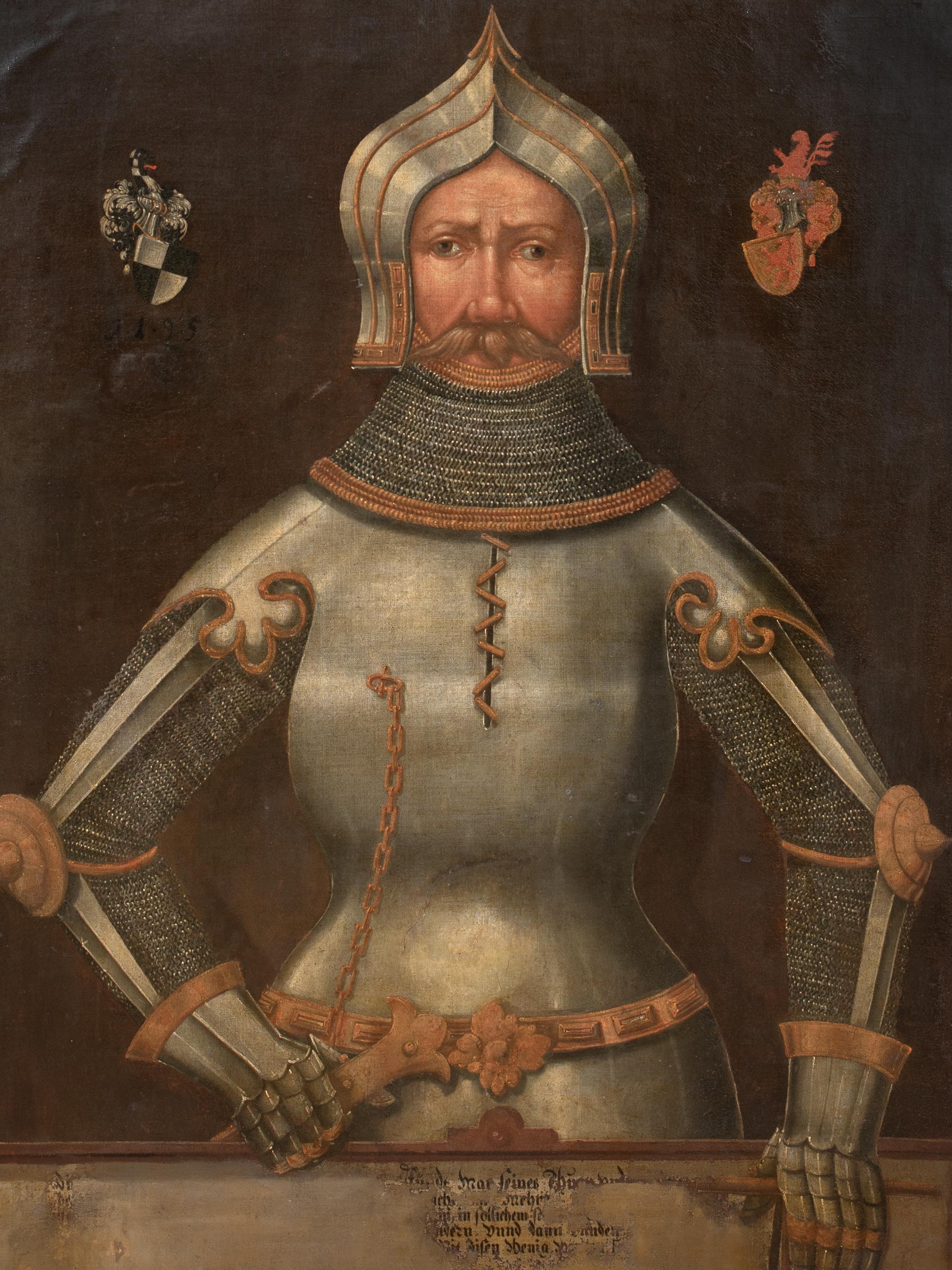 Portrait Of Eitel Friedrich II, Count of Hohenzollern (1452-1512), 16th Century For Sale 1