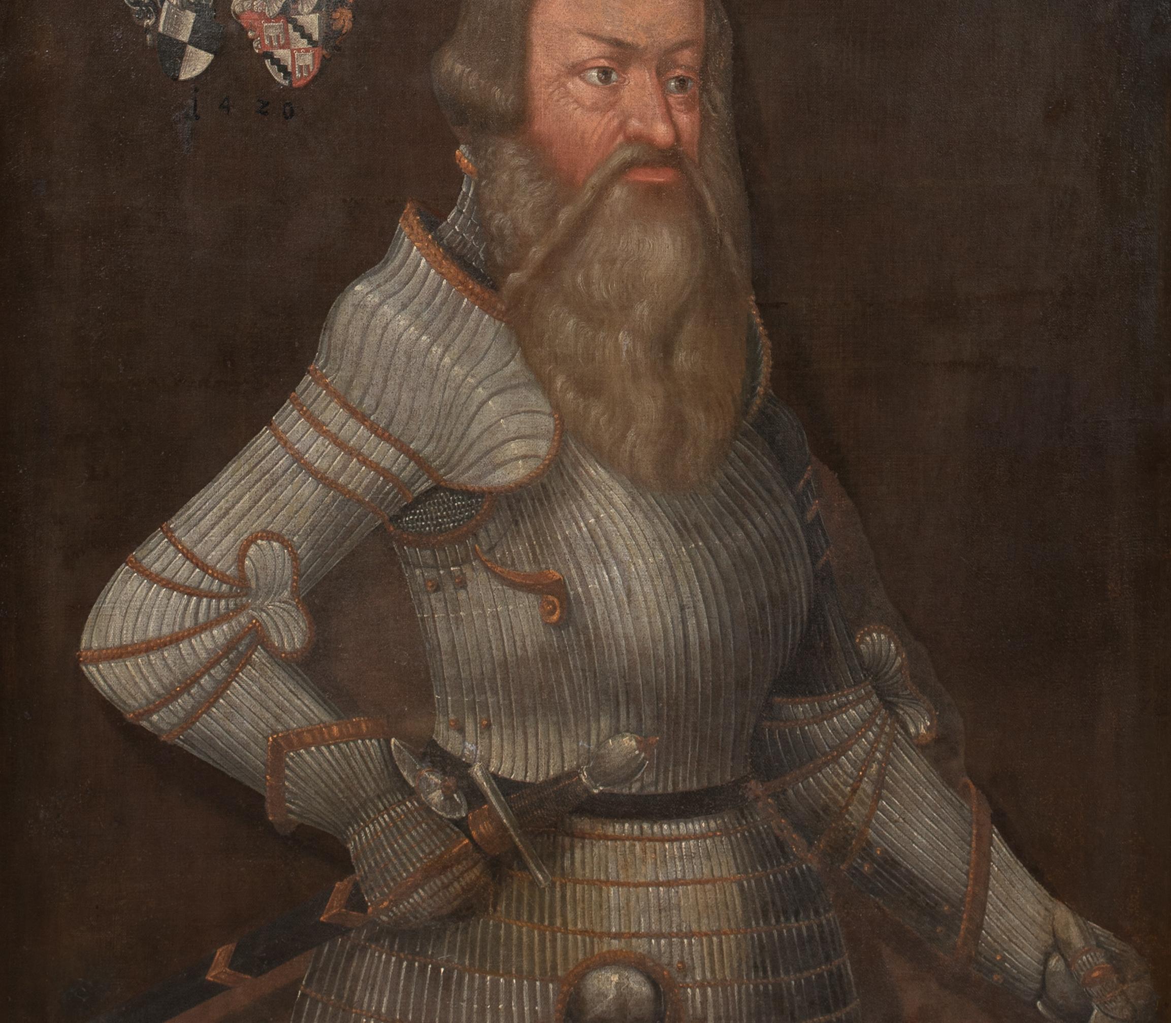 Portrait Of Eitel Friedrich II, Count of Hohenzollern (1452-1512), 16th Century For Sale 2