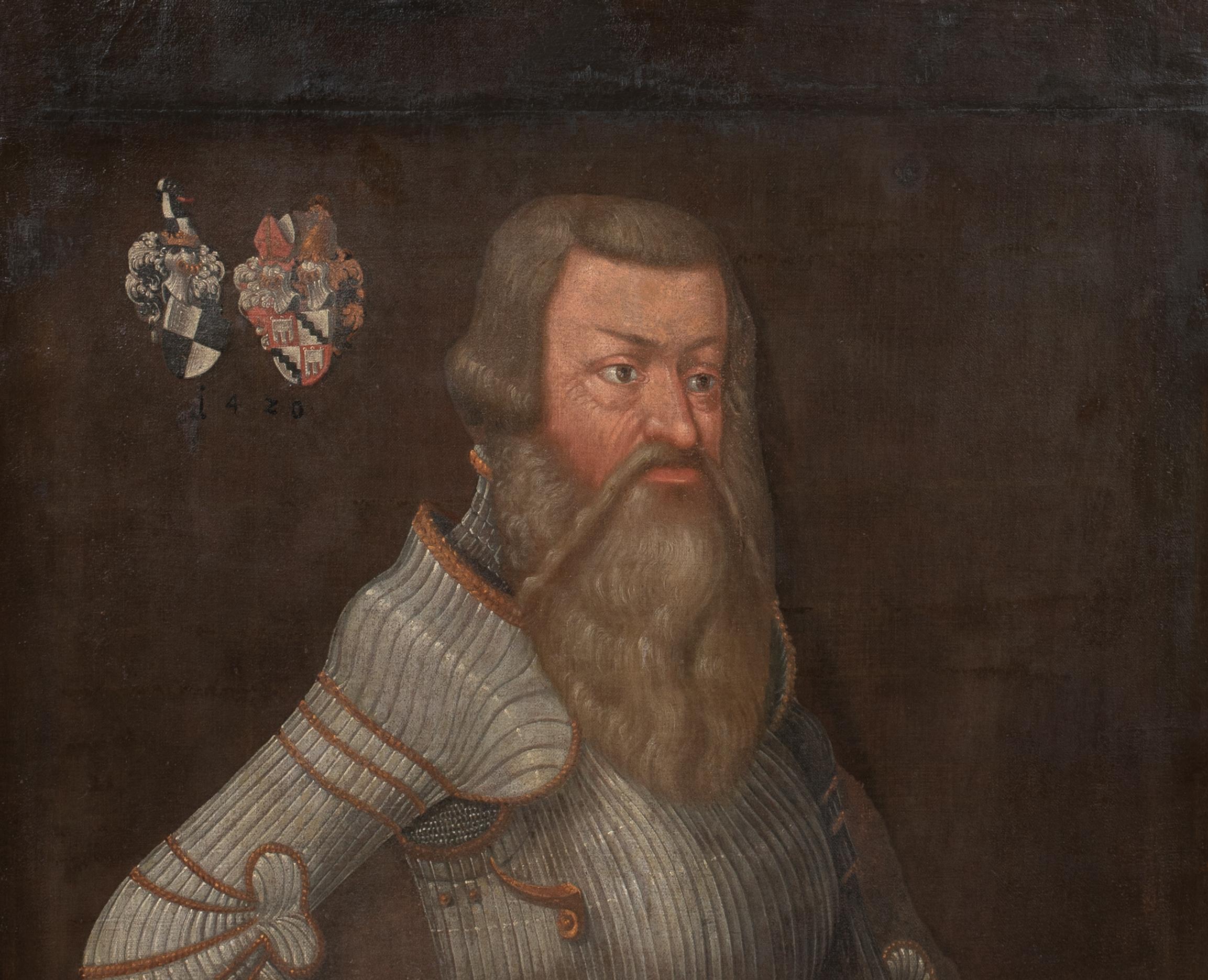 Portrait Of Eitel Friedrich II, Count of Hohenzollern (1452-1512), 16th Century For Sale 3