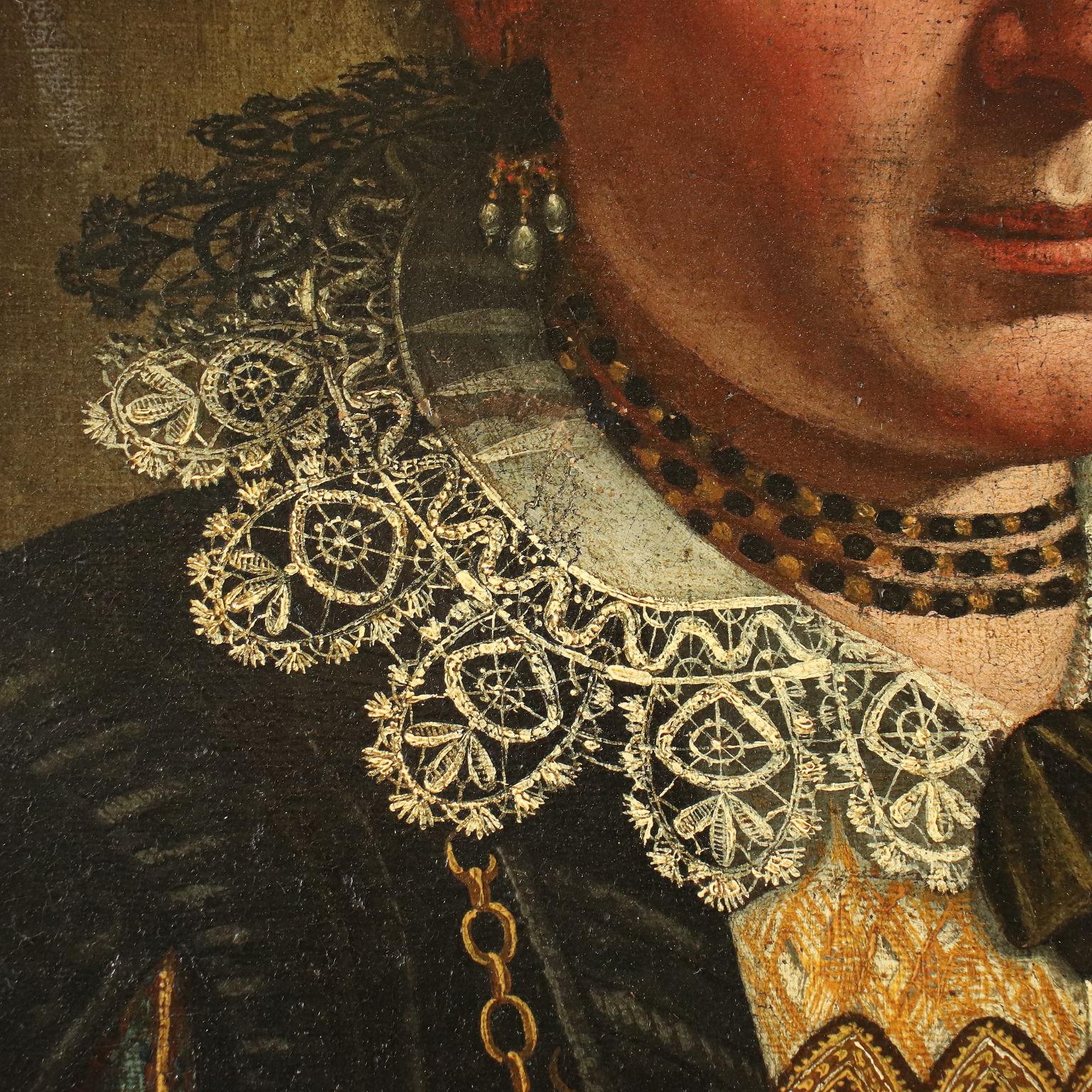 Portrait Of Eleonora Lampugnani Oil On Canvas Second Half 1500 1