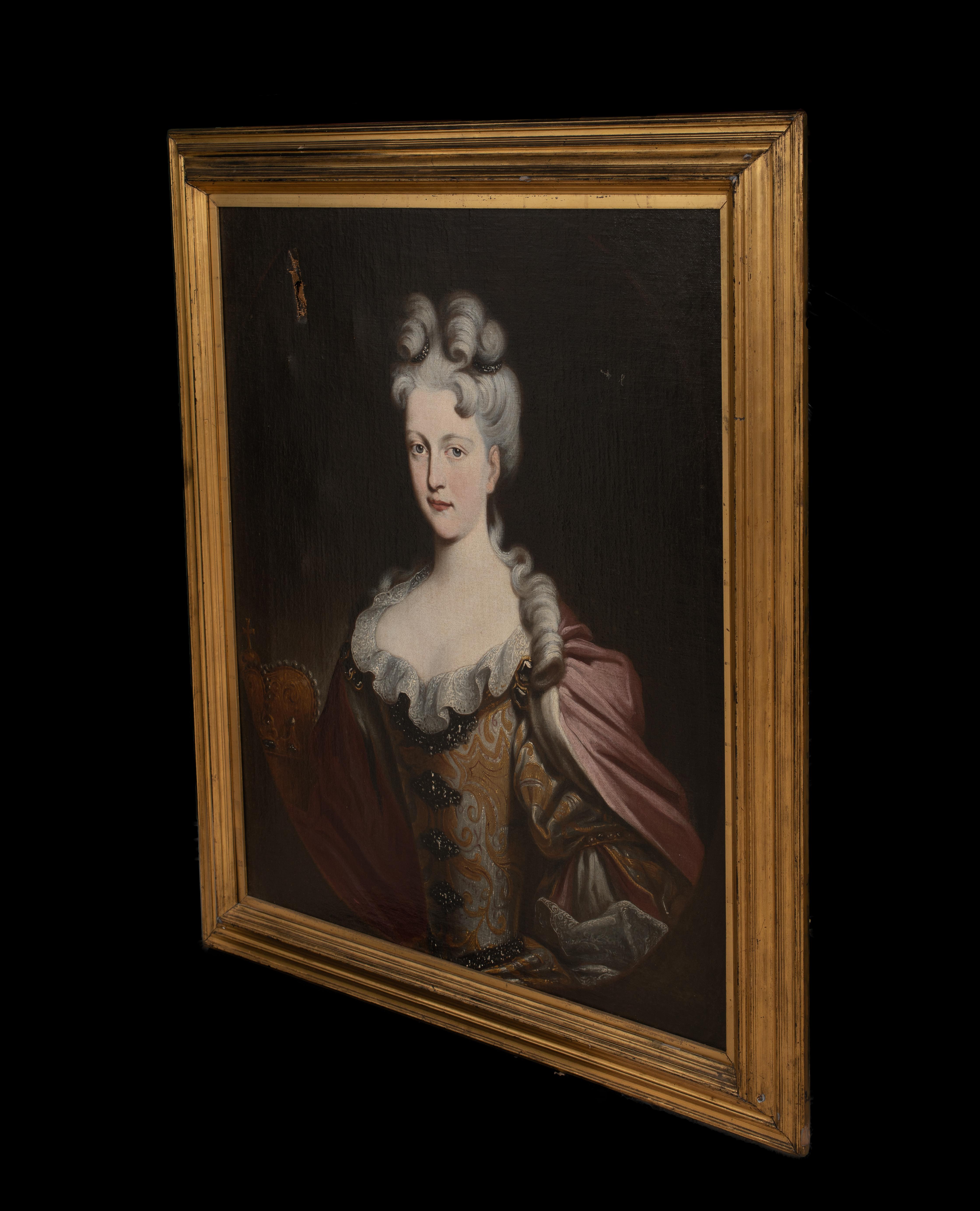 Porträt von Elisasbetta Farnese (1692-1766), Königin von Spanien, 18. Jahrhundert 4