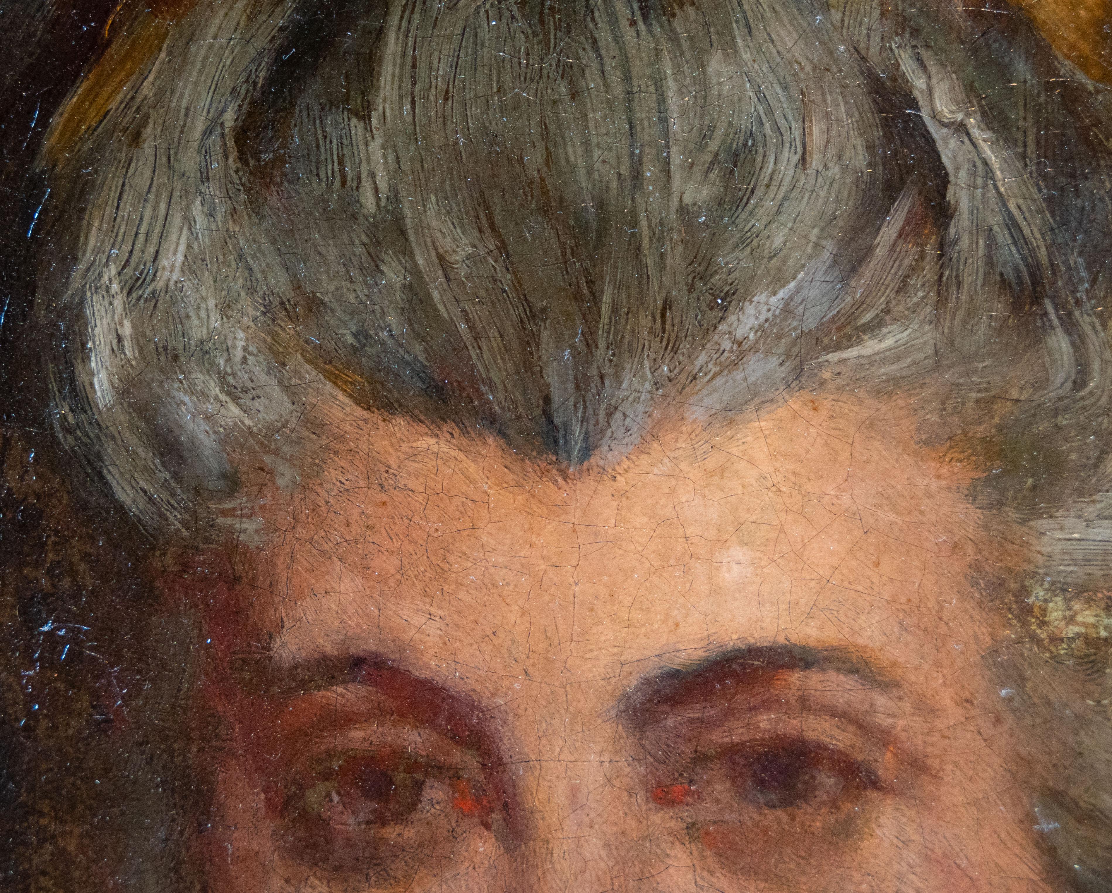 Portrait of a lady, Elizabeth Ann Sheridan (née Linley; Sep 1754 - Jun 1792) For Sale 3