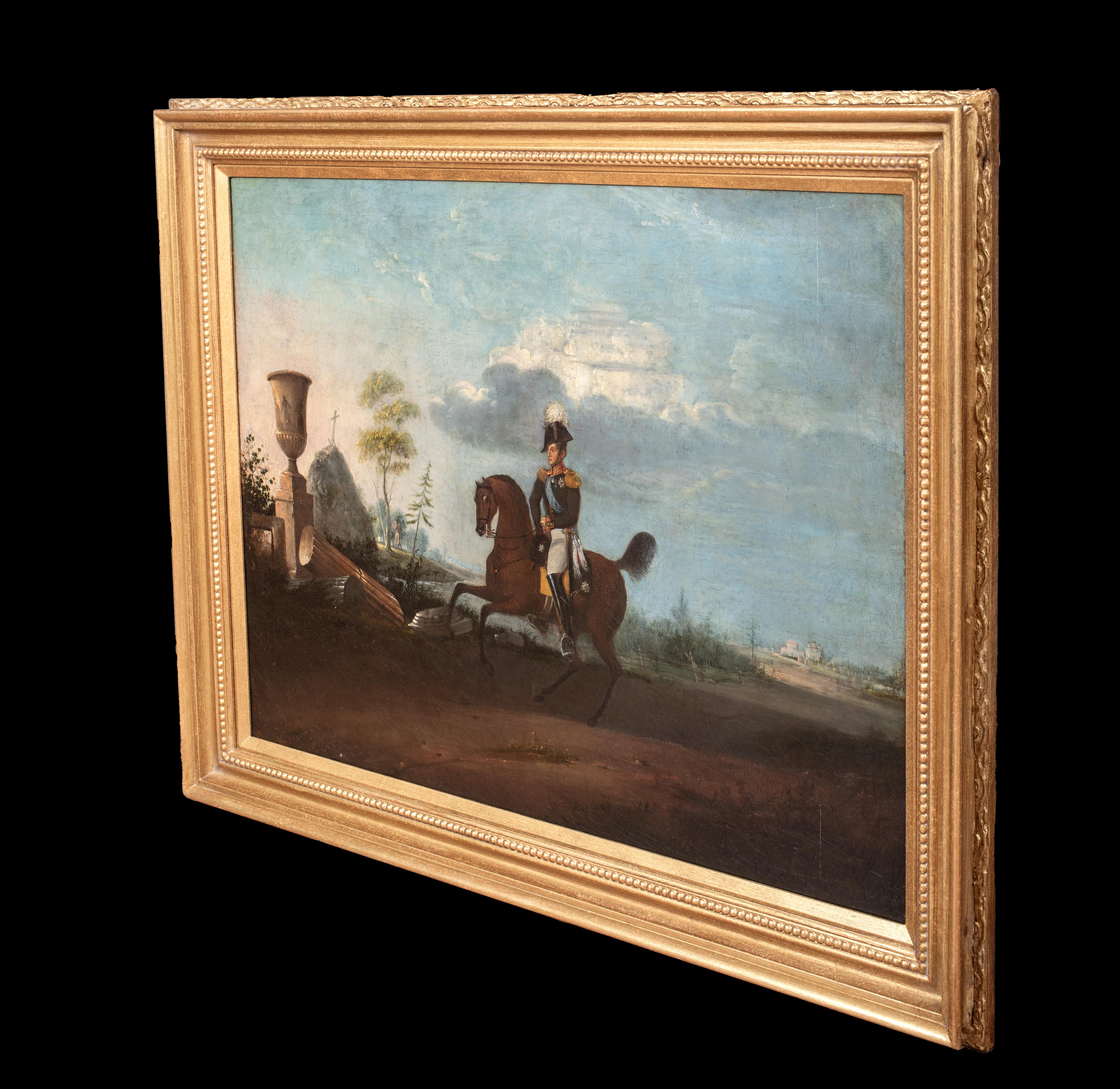 Ritratto dell'imperatore Nicola I di Russia (1796-1855) a cavallo, XIX secolo in vendita 4