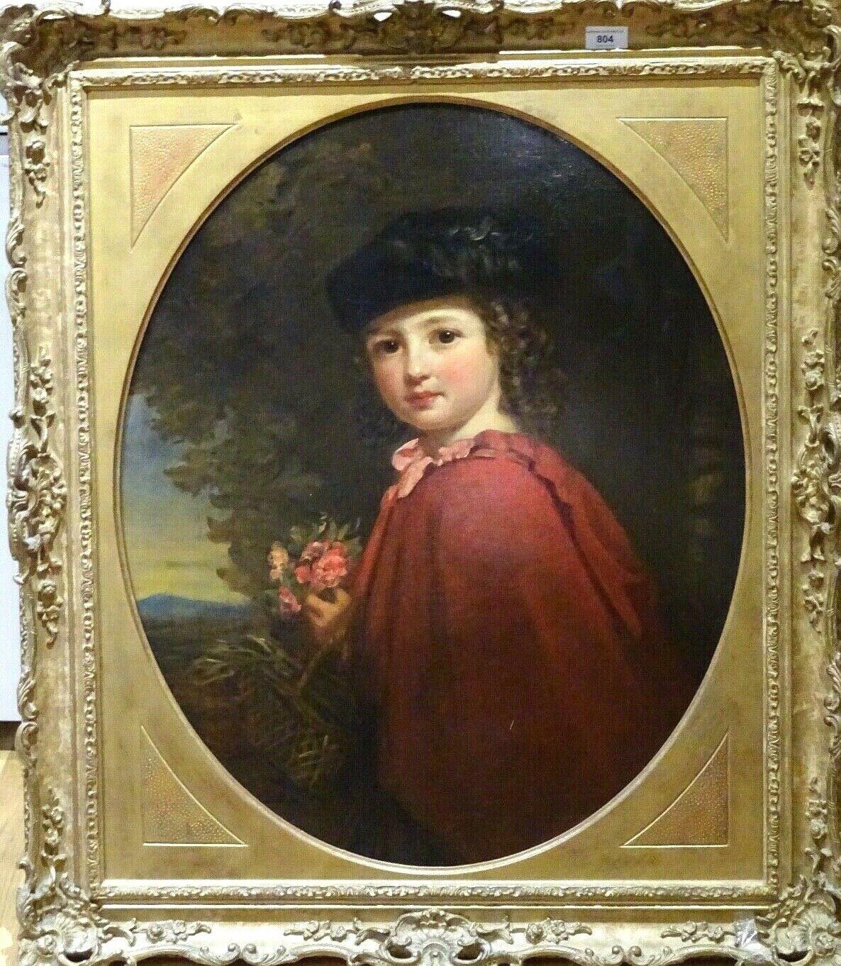 Portrait Painting Unknown - Portrait de Florence Amy Marler, XIXe siècle