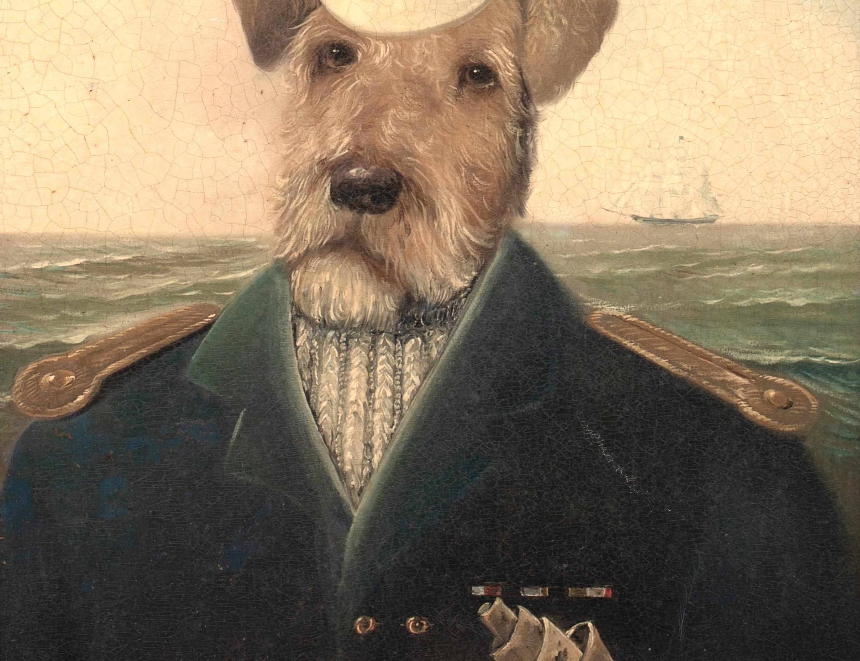 Ritratto di Fox Terrier come capitano di mare, inizio 20° secolo 6